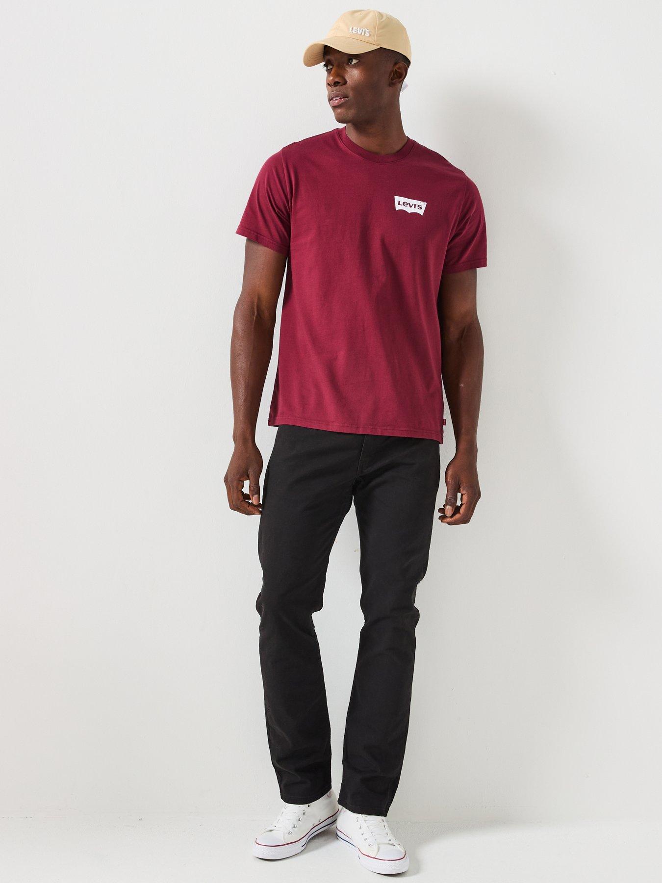 Image 3 of 6 of Levi's Relaxed Fit Back Graphic T-shirt - Red