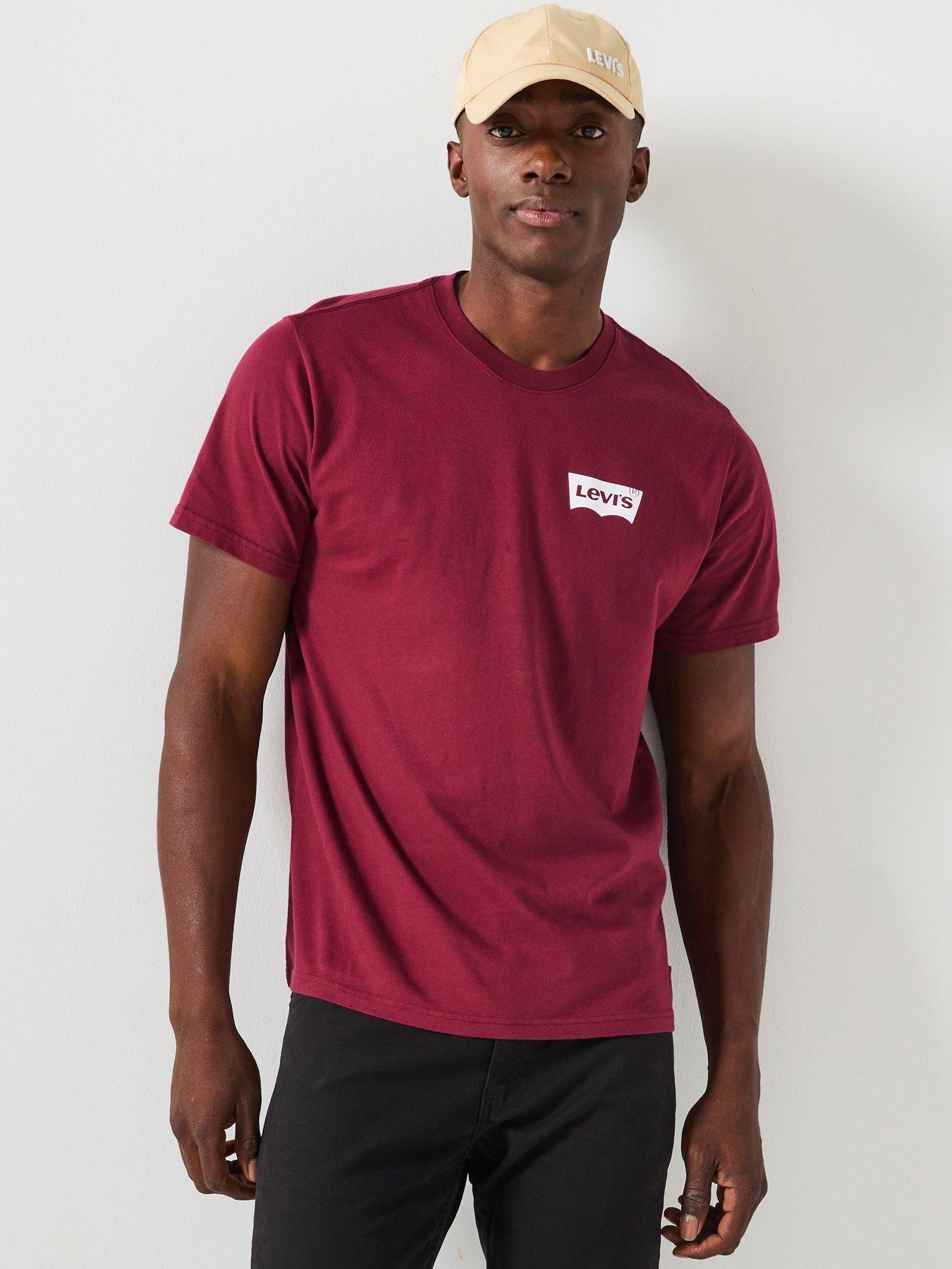 Image 5 of 6 of Levi's Relaxed Fit Back Graphic T-shirt - Red