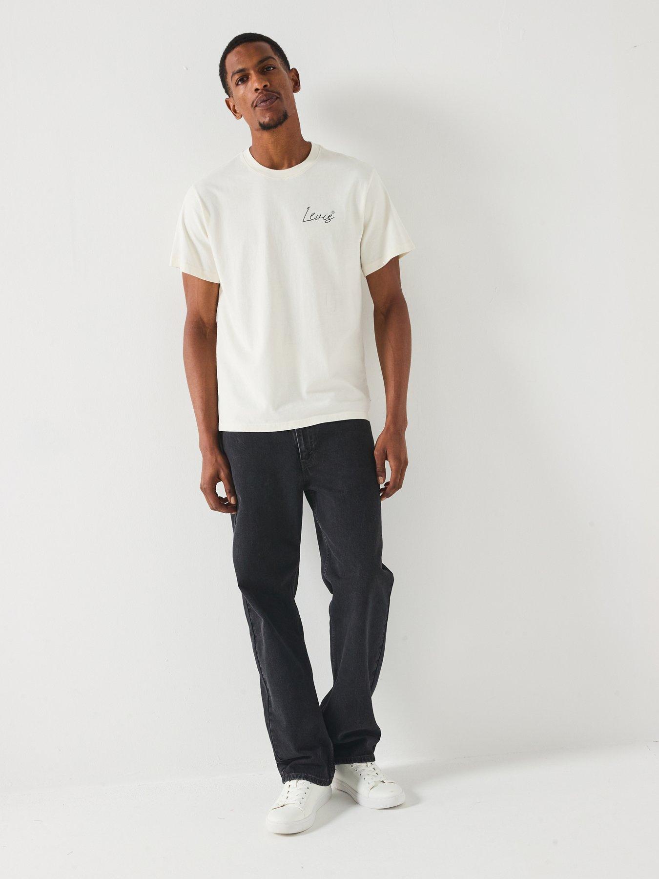 Image 3 of 6 of Levi's Levis Relaxed Fit Dice Back Graphic T-Shirt - White