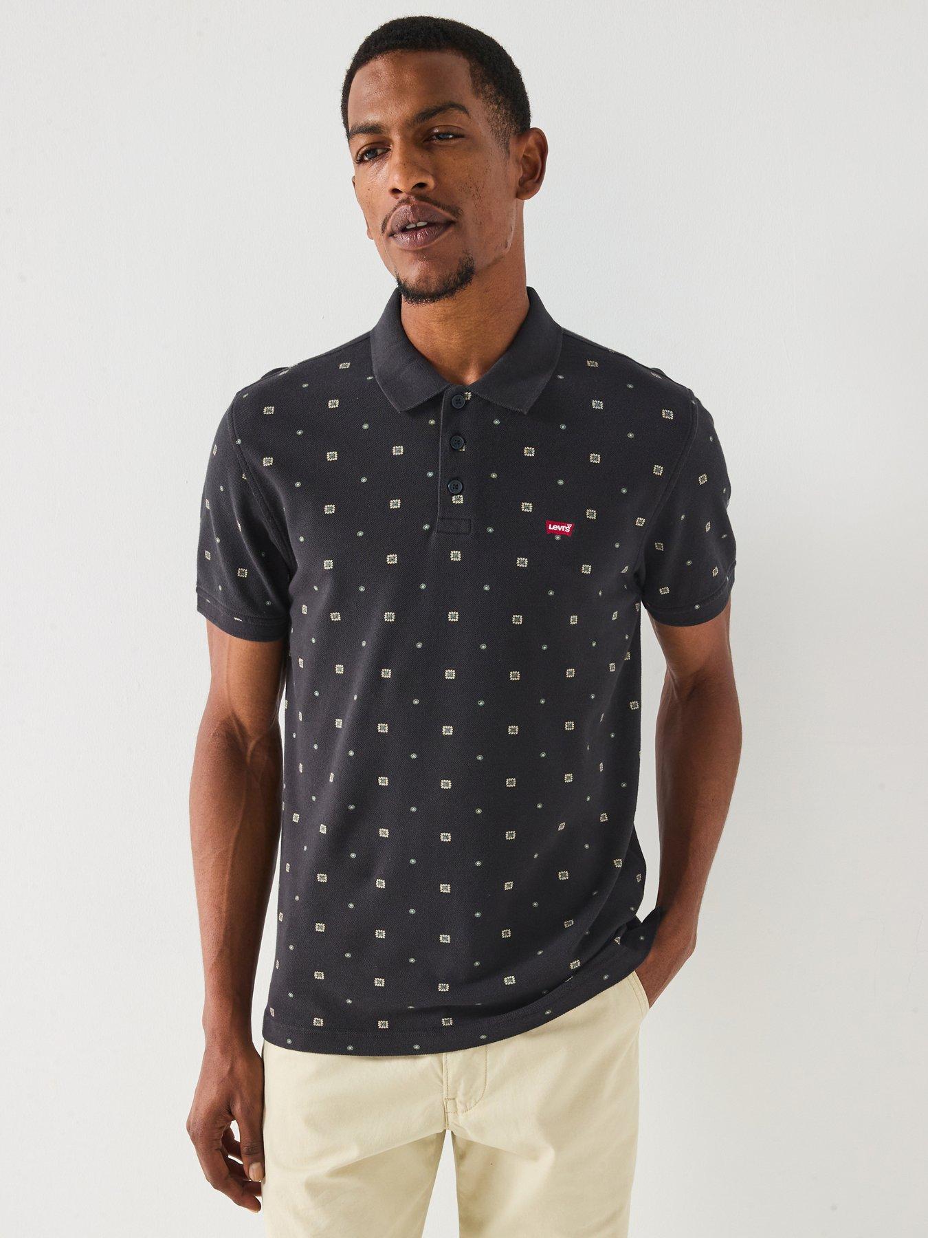 levis-levis-housemark-logo-short-sleeve-patterned-polo-shirt-blackfront