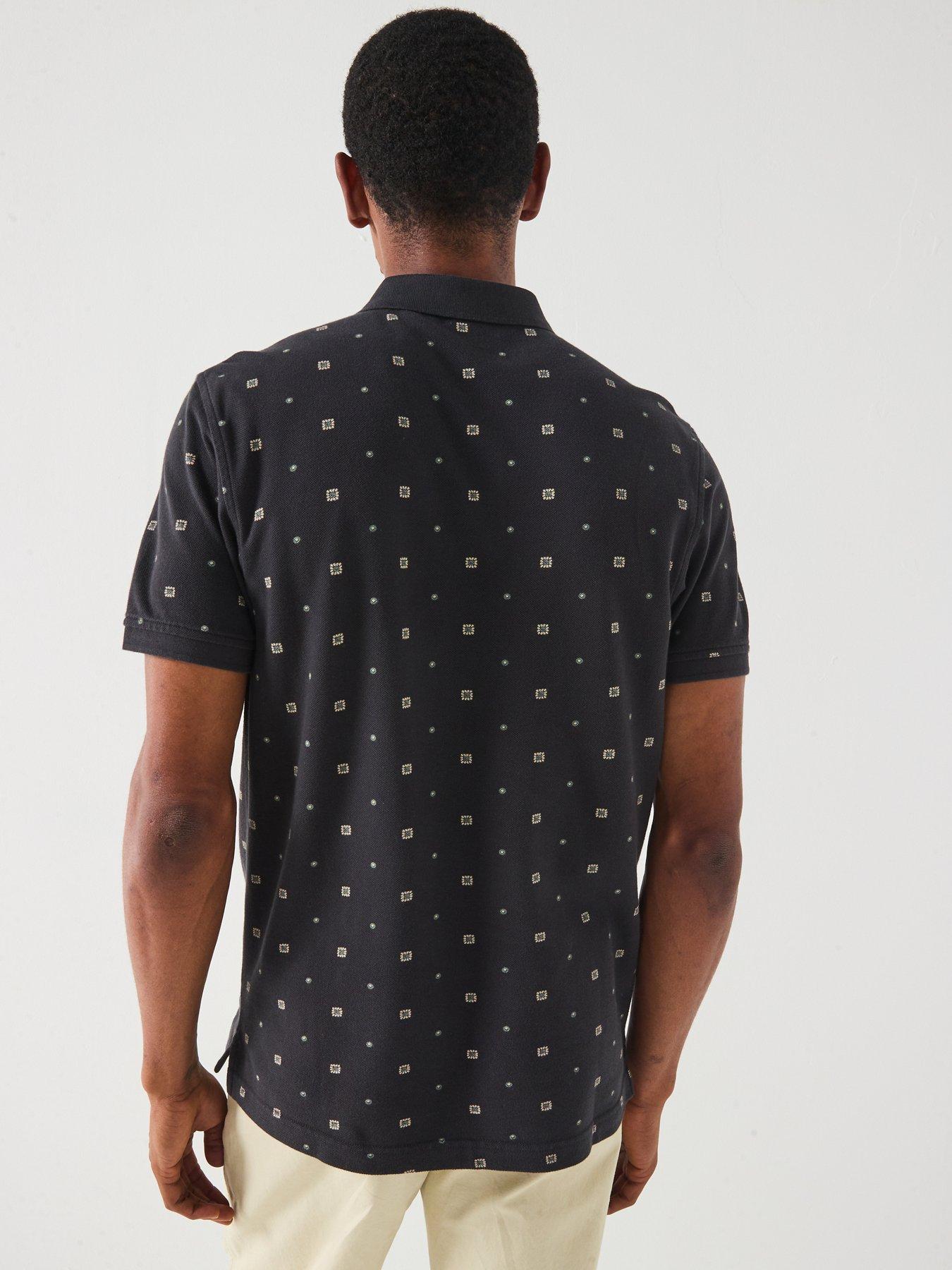 levis-levis-housemark-logo-short-sleeve-patterned-polo-shirt-blackstillFront