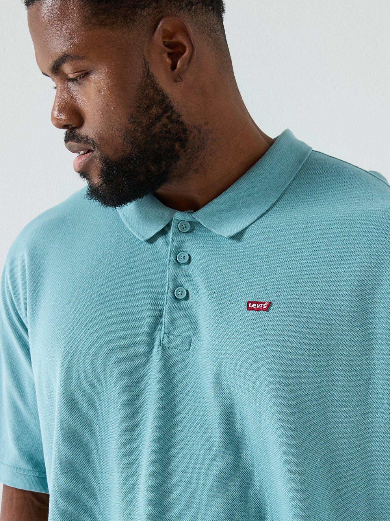 levis-big-and-tall-housemark-logo-short-sleeve-polo-shirt--blueoutfit