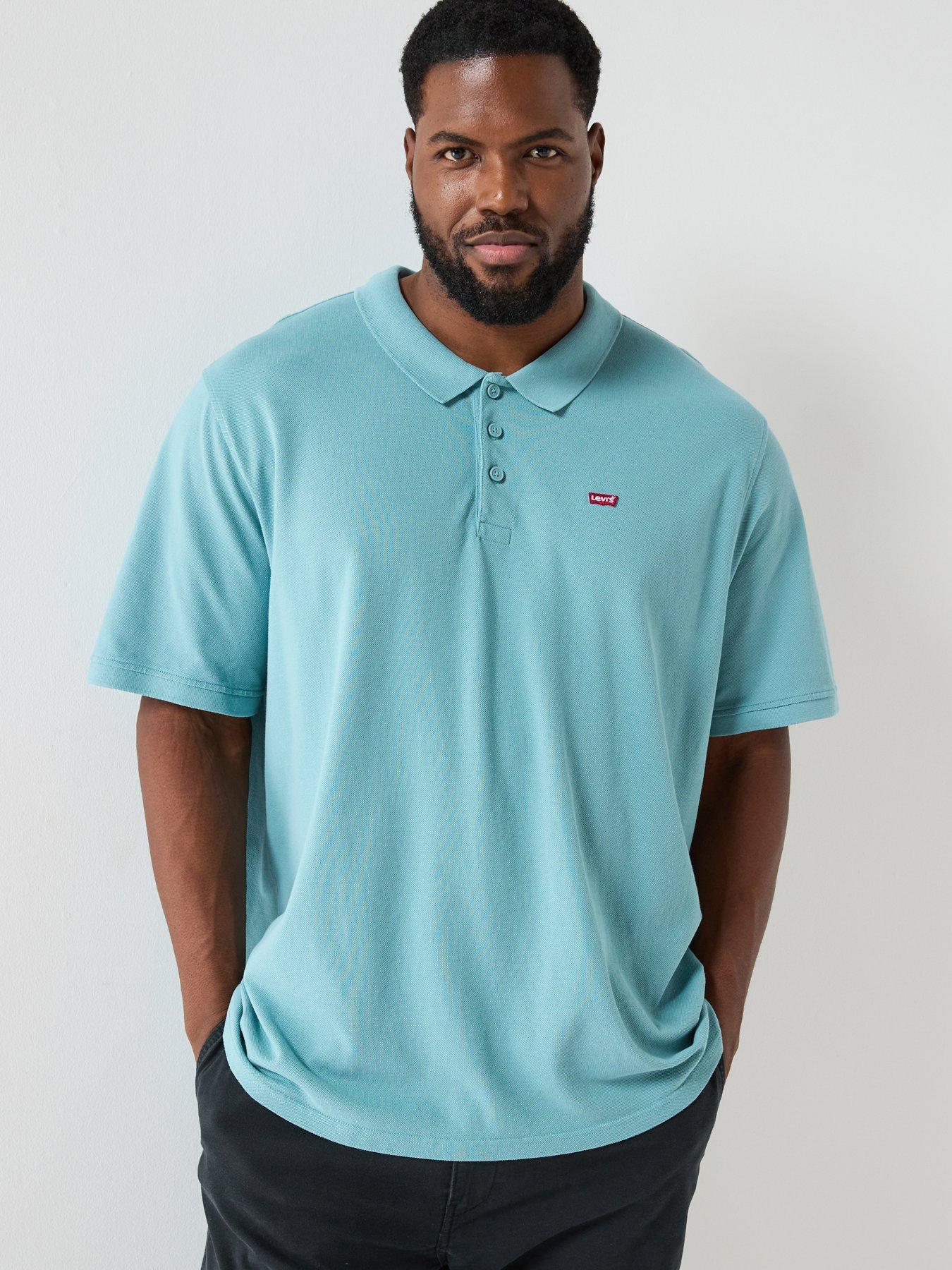levis-big-and-tall-housemark-logo-short-sleeve-polo-shirt--bluedetail