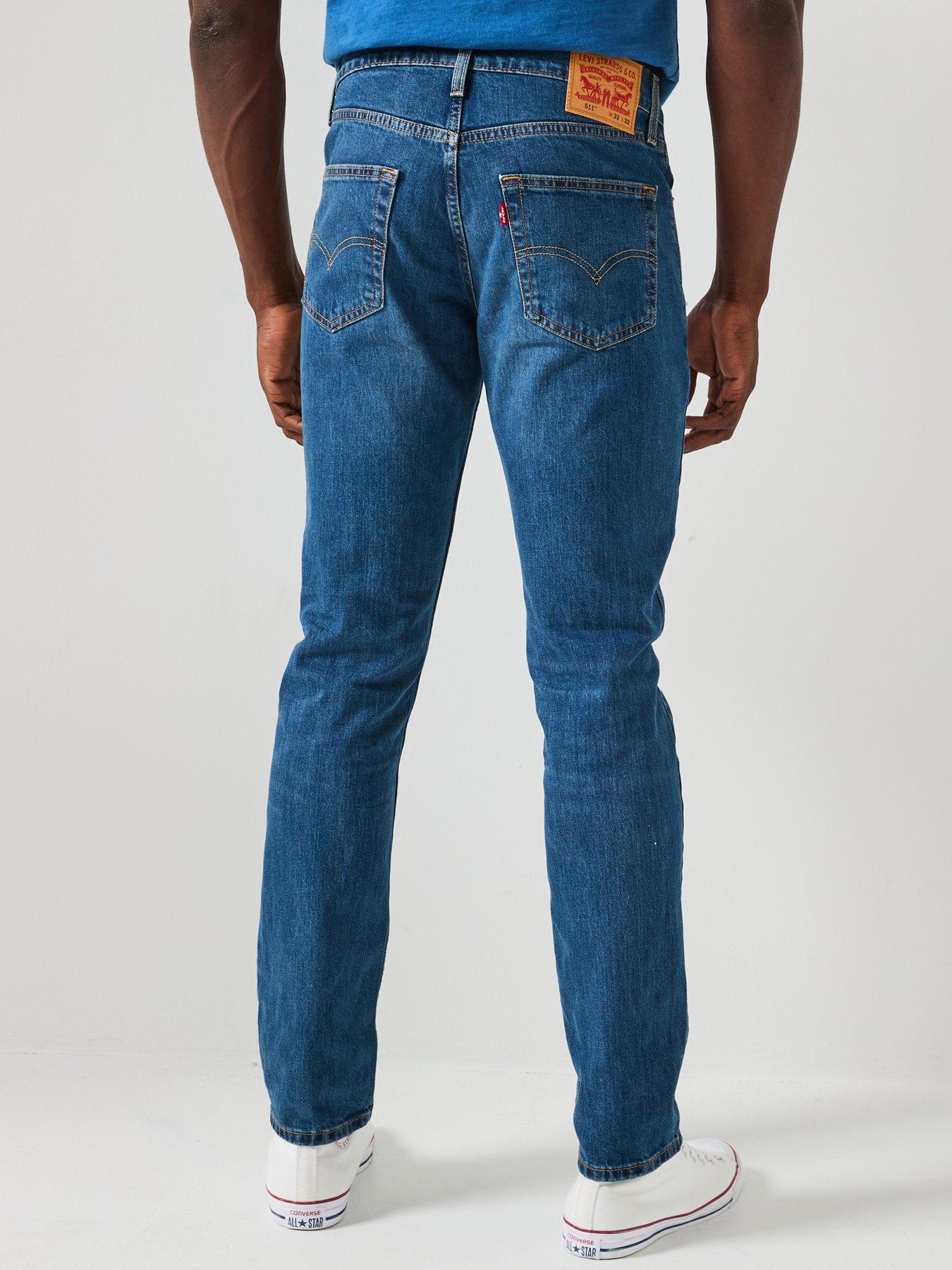 Image 2 of 6 of Levi's 511 Slim Fit Jeans - Throttle - Dark Blue