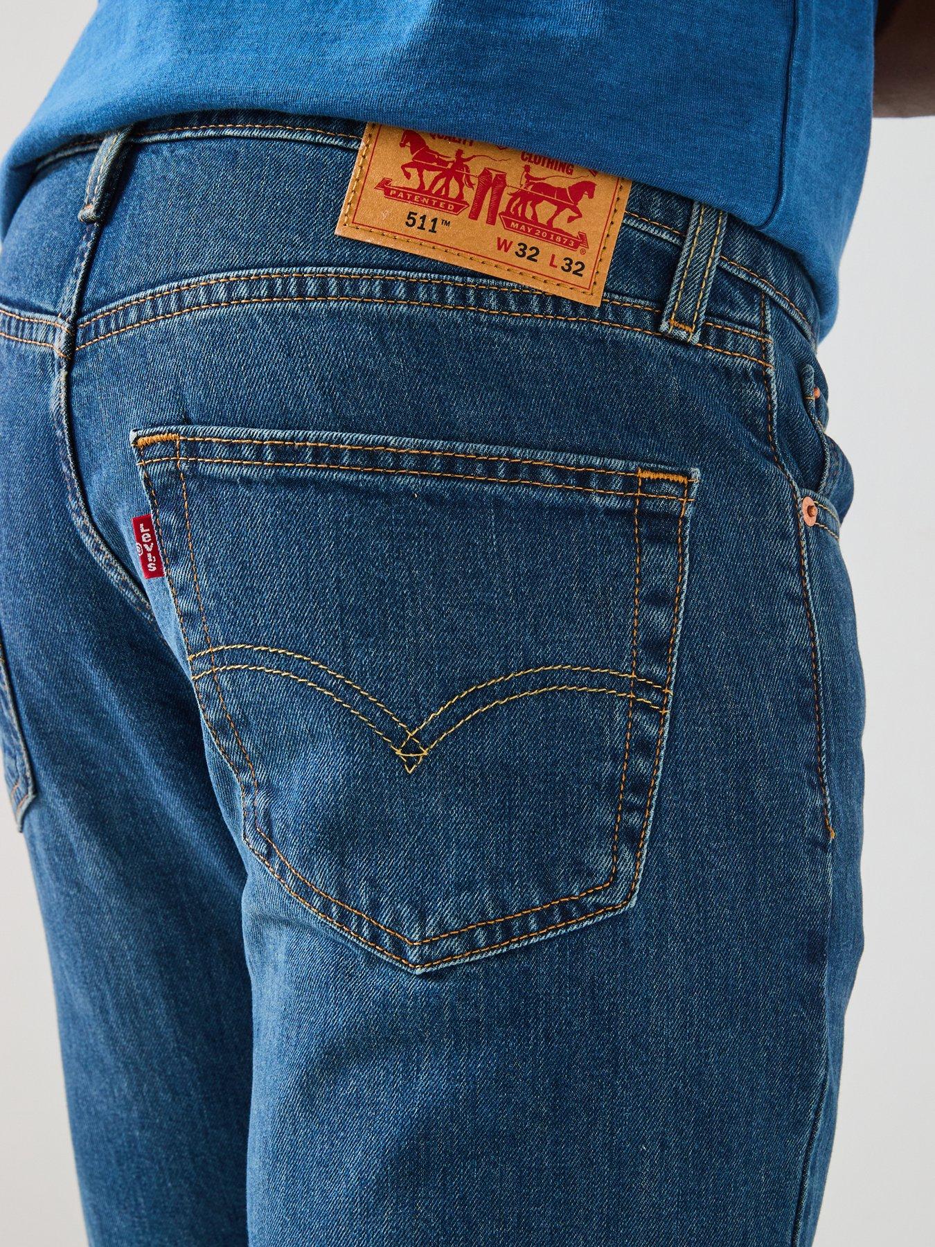 Image 4 of 6 of Levi's 511 Slim Fit Jeans - Throttle - Dark Blue