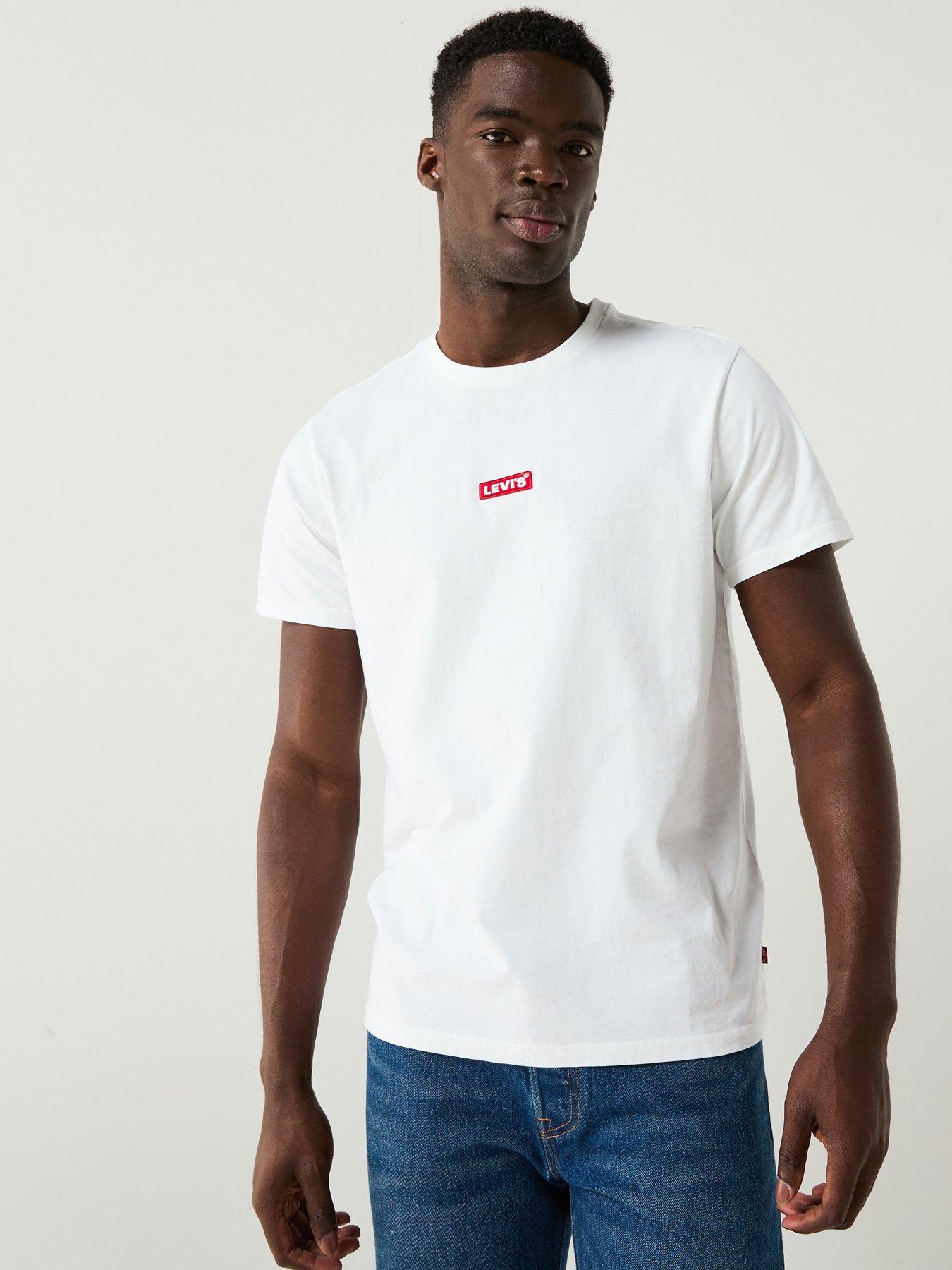 Levi's Relaxed Fit Logo Tab Short Sleeve T-Shirt- White