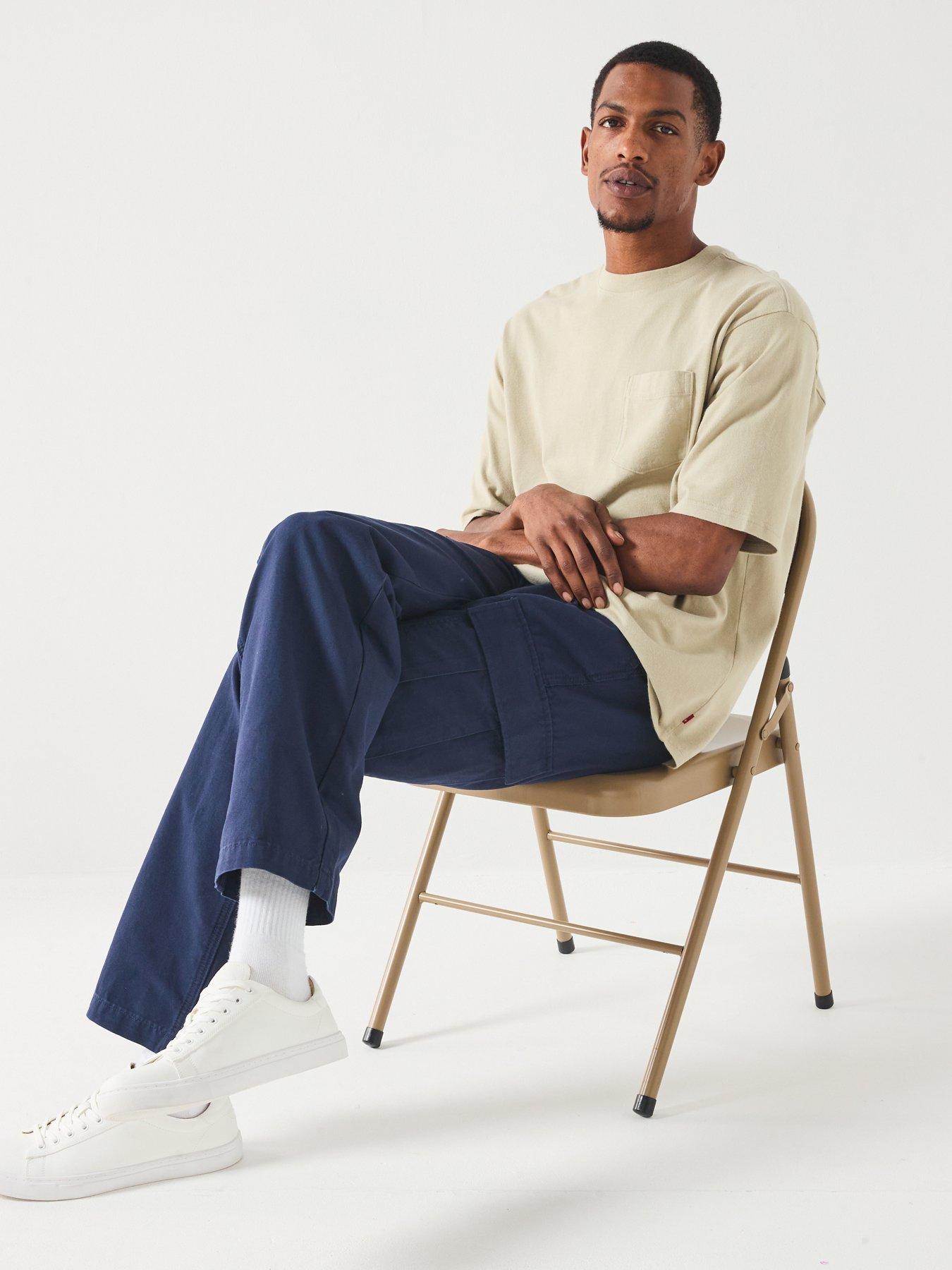 Image 4 of 6 of Levi's Short Sleeve Pocket T-Shirt- Beige