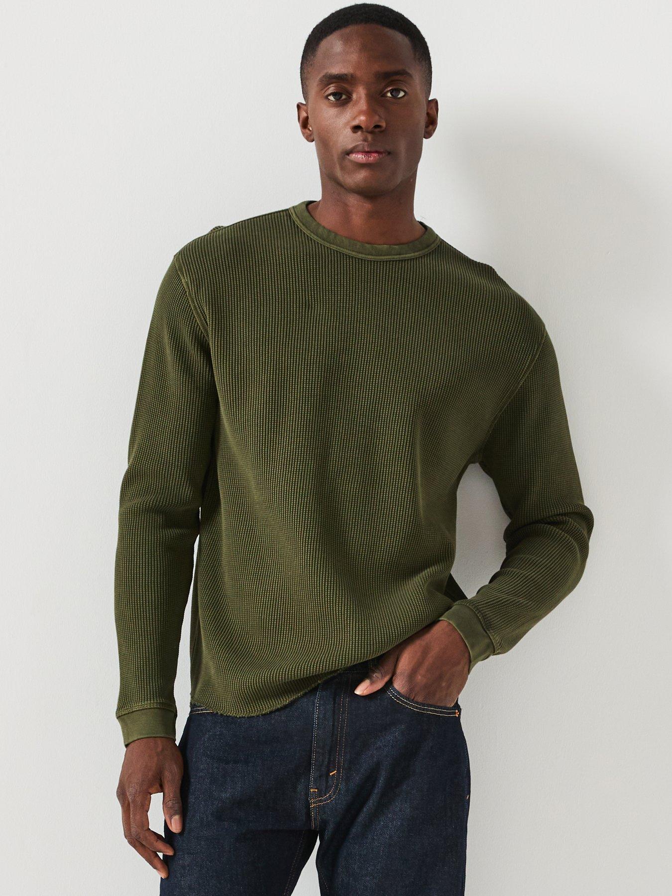 Levi's Long Sleeve Authentic Relaxed Fit Thermal T-Shirt - Green