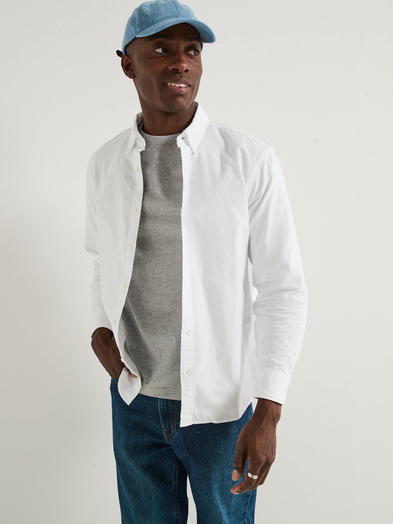 Levi's Authentic Long Sleeve Button Down Shirt - White