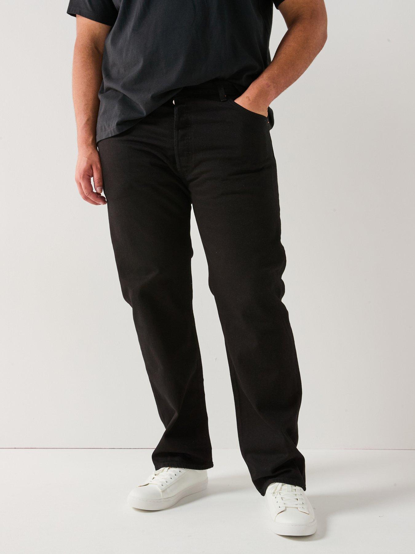 Levi's Levi's501 Big  &  Tall Original Straight Fit Jeans: Listless - Black