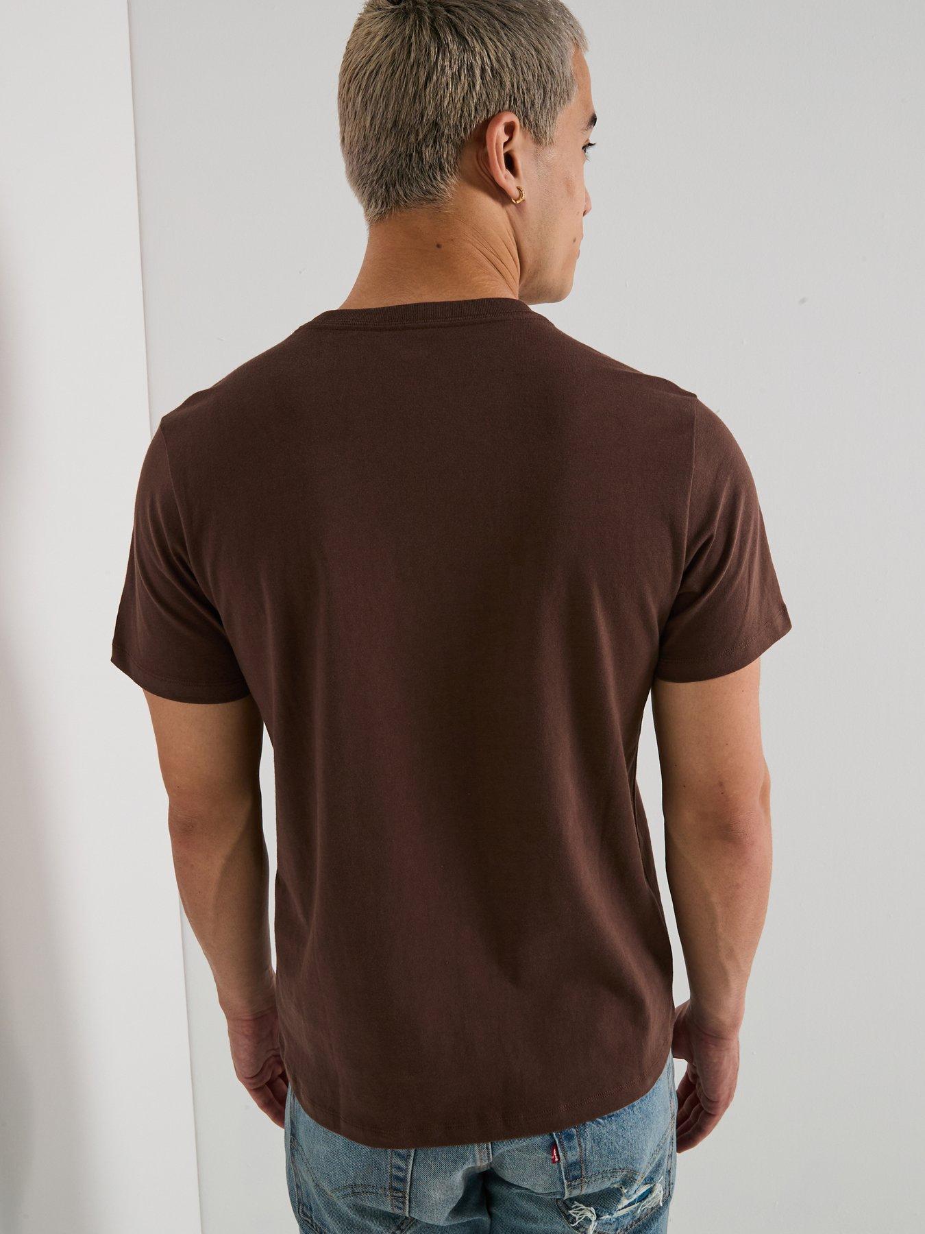levis-original-hallmark-logo-short-sleeve-t-shirt--brownstillFront