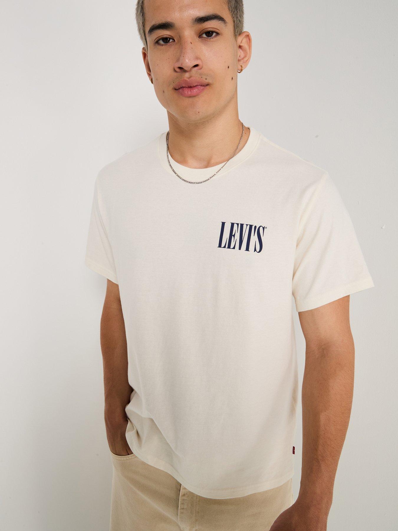 Levi's Graphic Print Short Sleeve T-Shirt- White