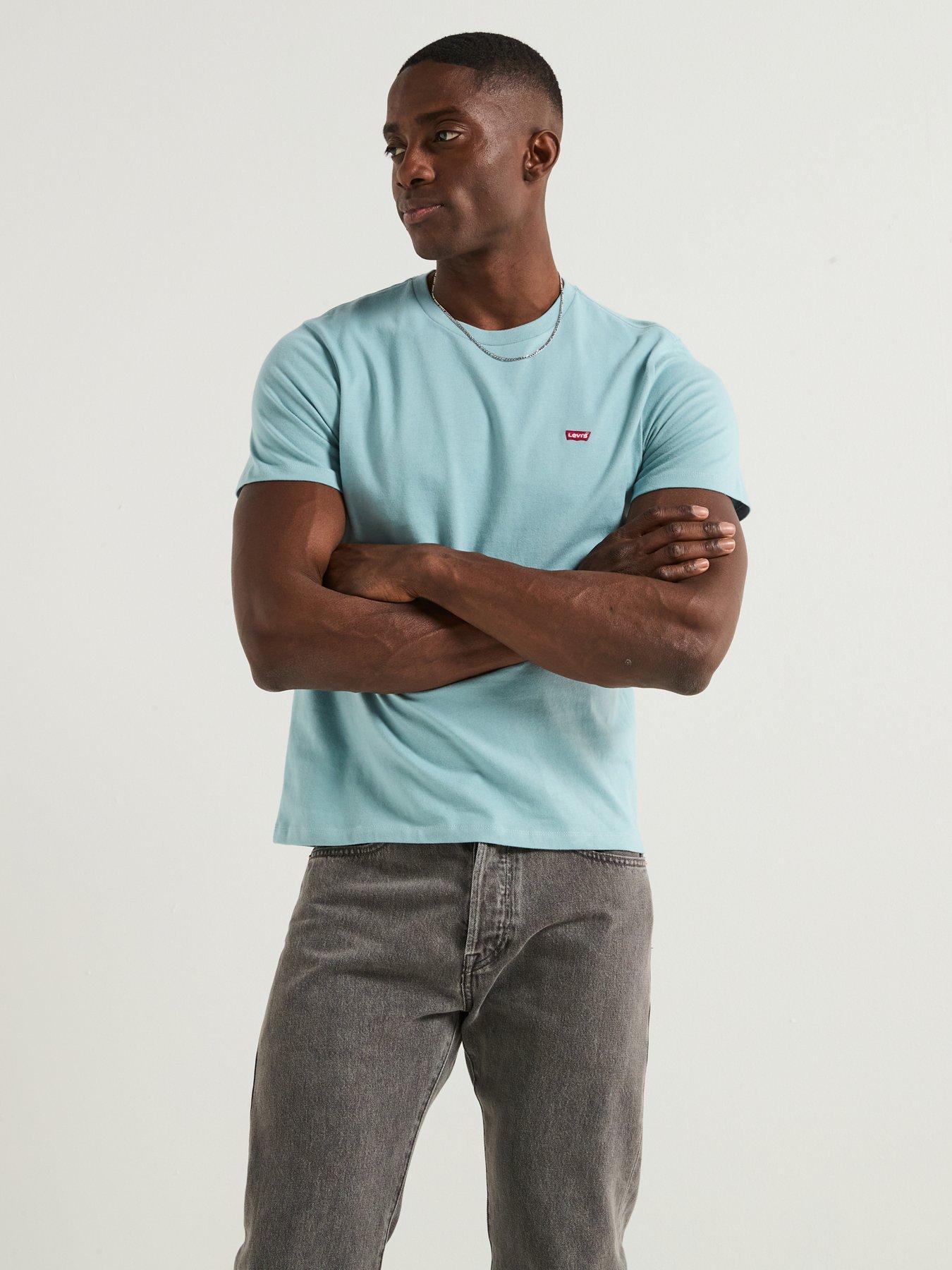 Levi's Short Sleeve Original Housemark T-Shirt- Blue