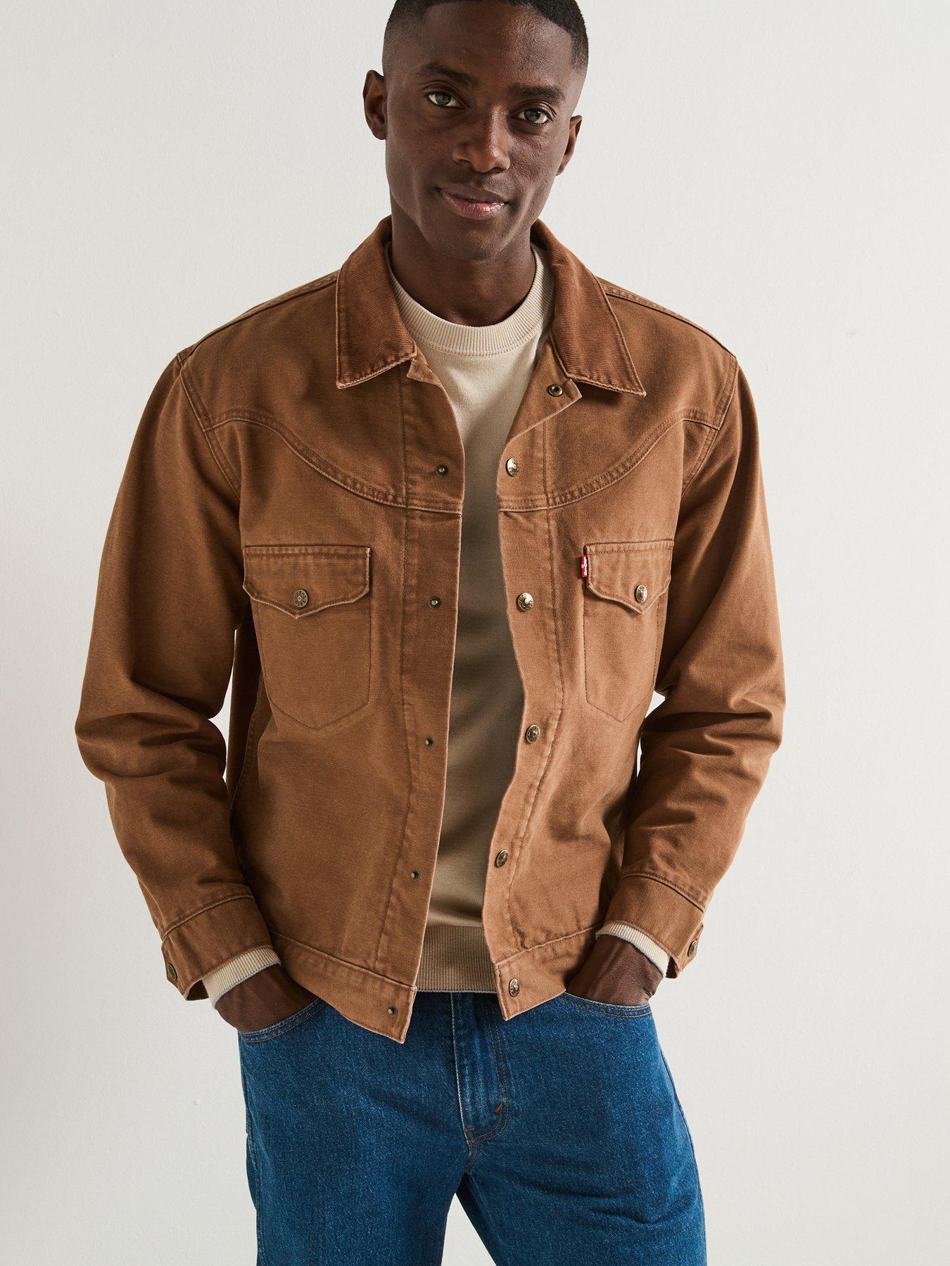 Levi's Western Shothorn Denim Trucker Jacket - Brown