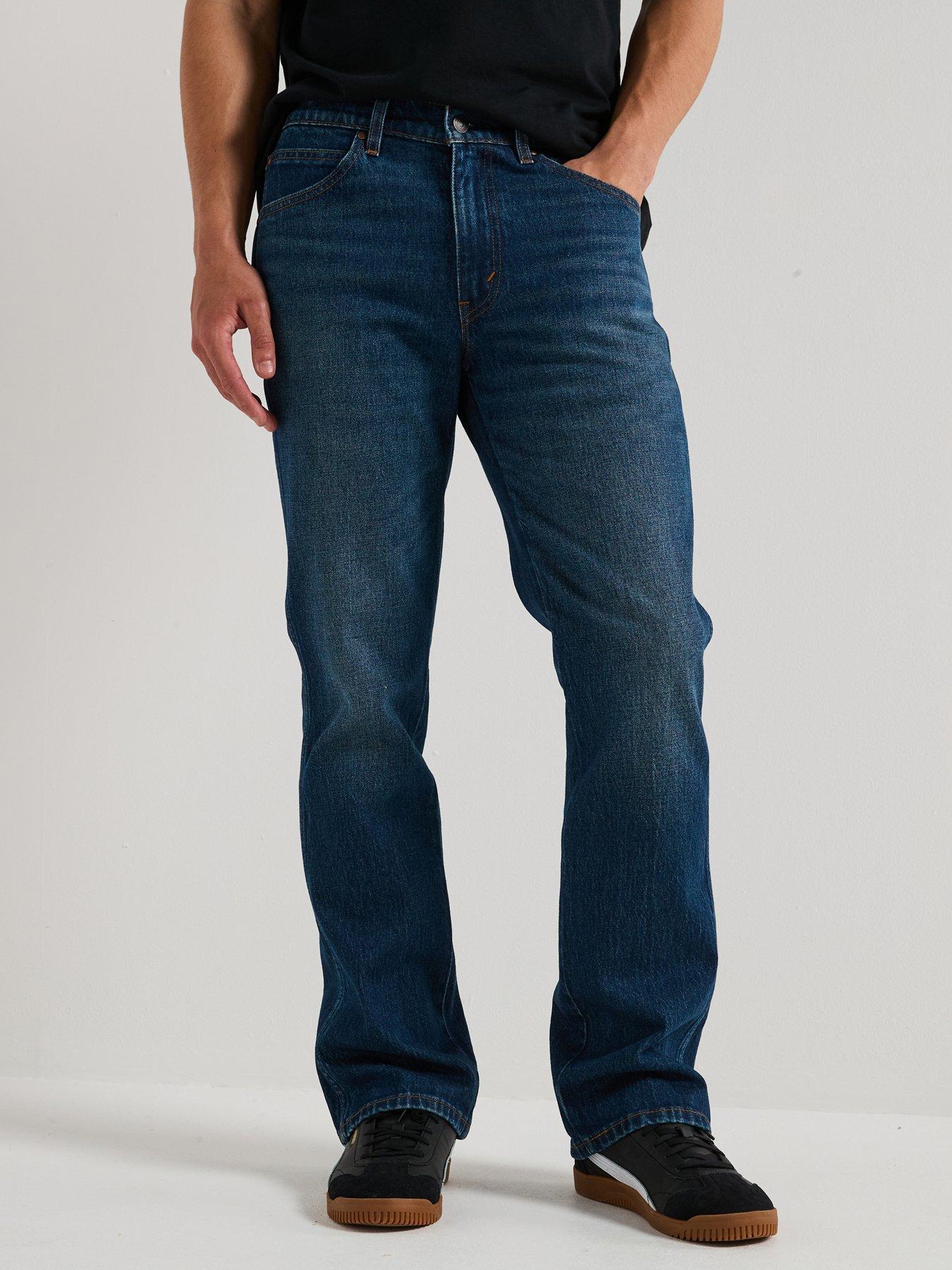 undefined Levi's 537 Western Bootcut Fit Jeans - Wow Have Fun - Dark Blue