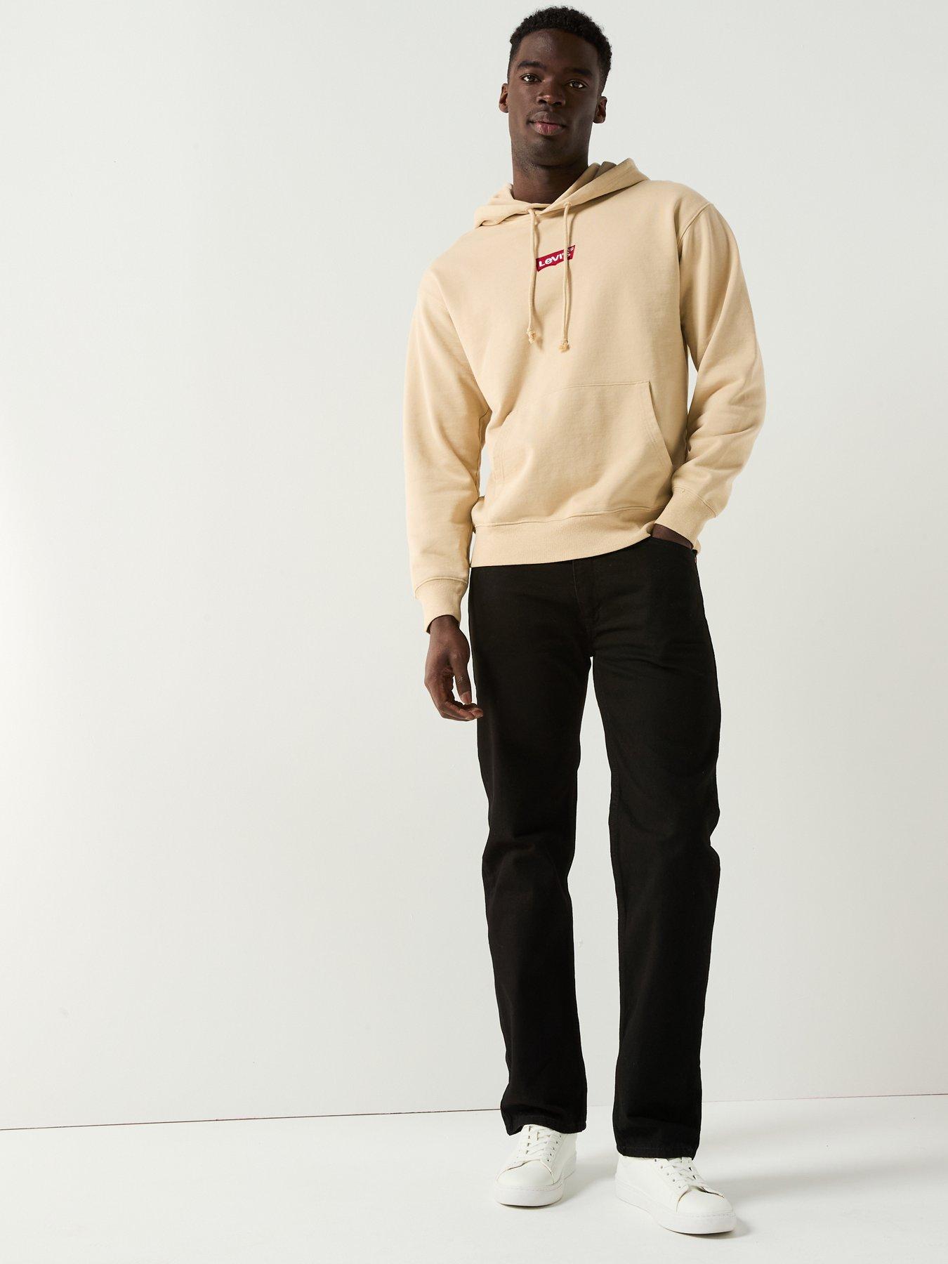 Image 3 of 6 of Levi's Relaxed Fit Graphic Backprint Hoodie- White