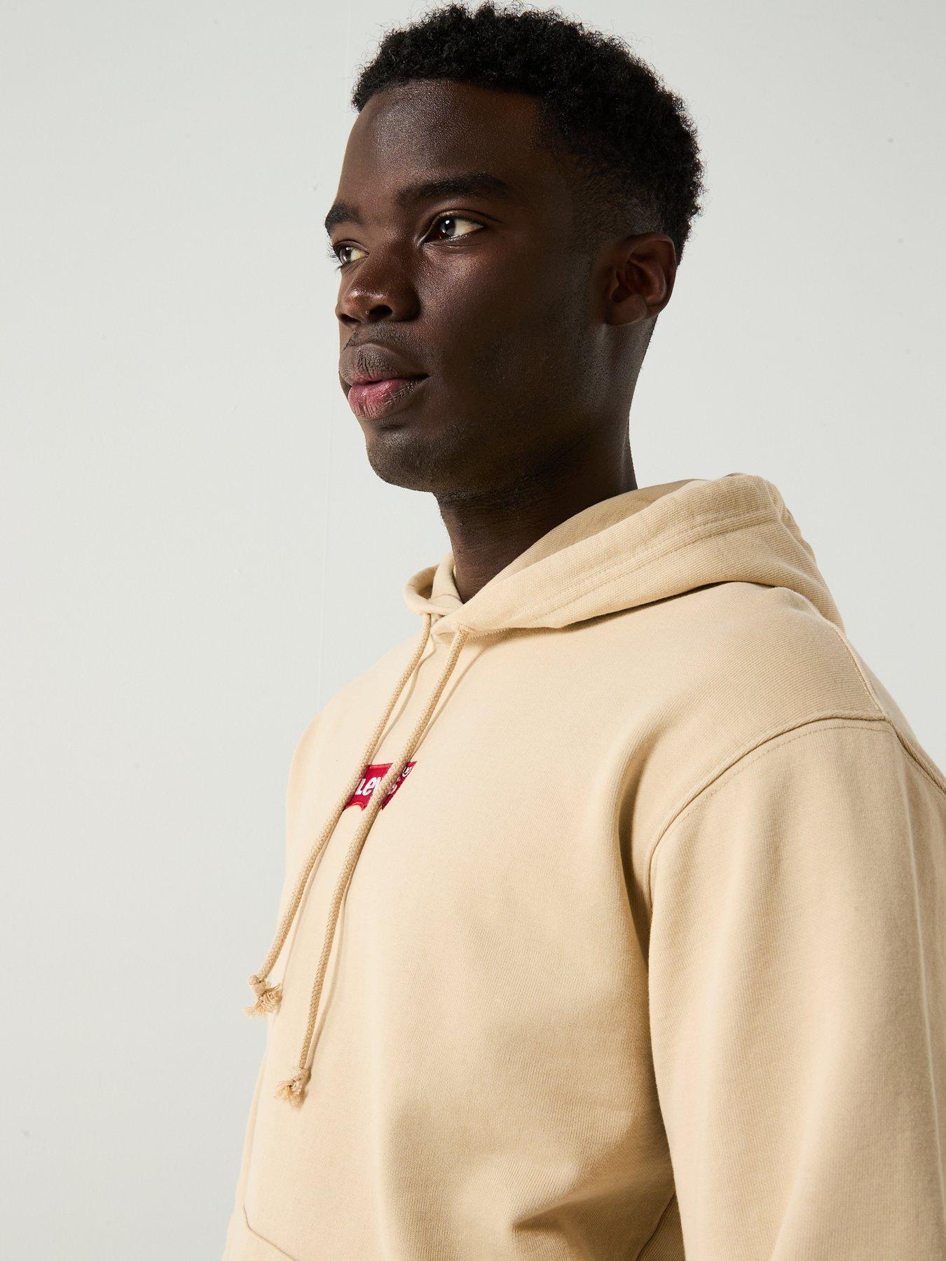 Image 6 of 6 of Levi's Relaxed Fit Graphic Backprint Hoodie- White