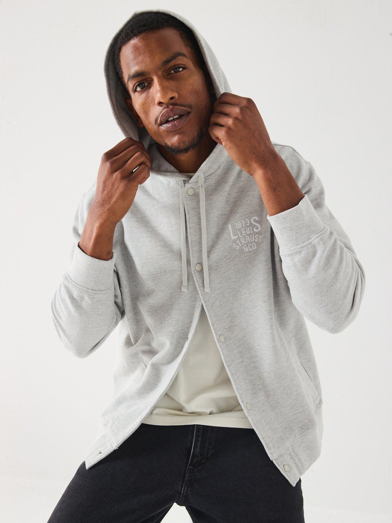 levis-drawstring-button-down-hoodie--greyoutfit