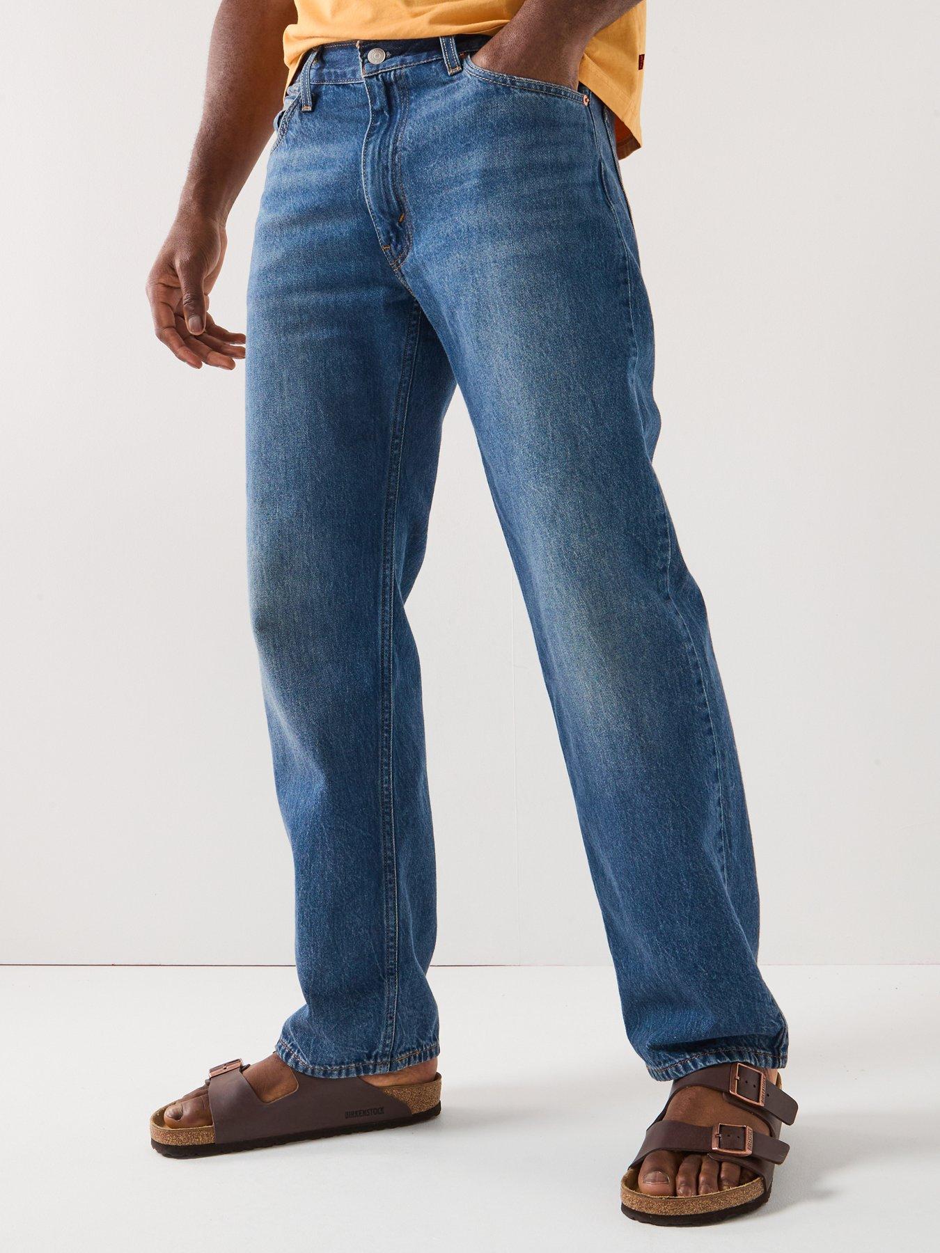 Levi's 555 Relaxed Straight Fit Jeans - Dark Blue