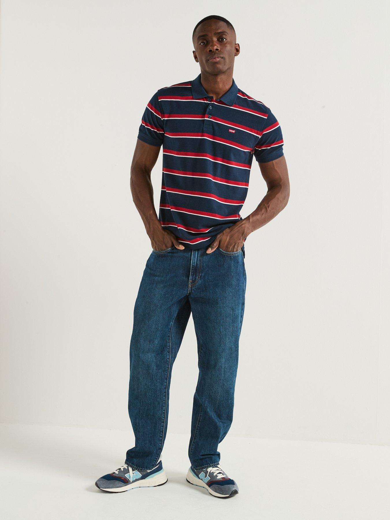 levis-housemark-logo-short-sleeve-striped-polo-shirt-redback