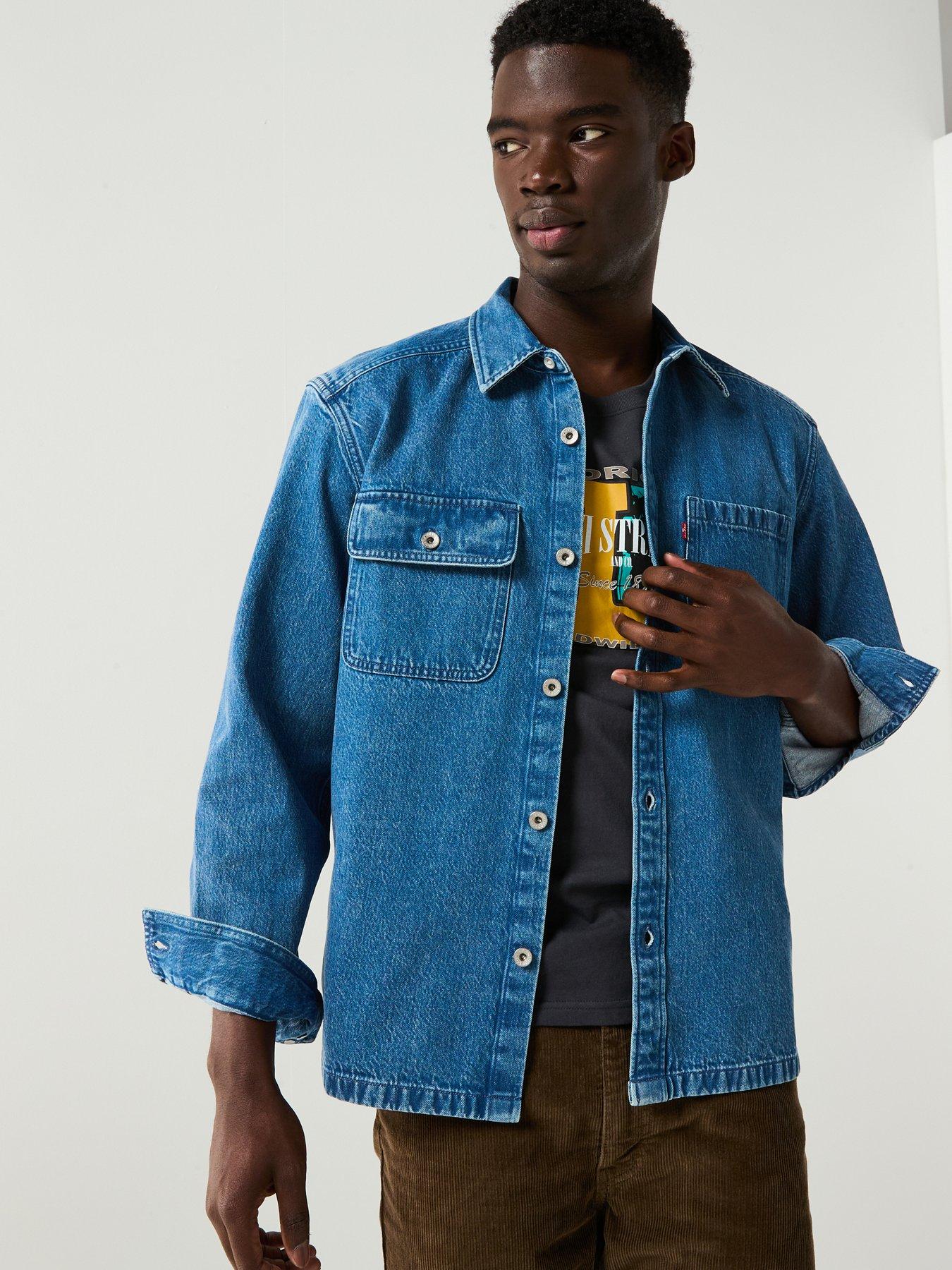 Levi's Truckee Long Sleeve Denim Overshirt - Blue