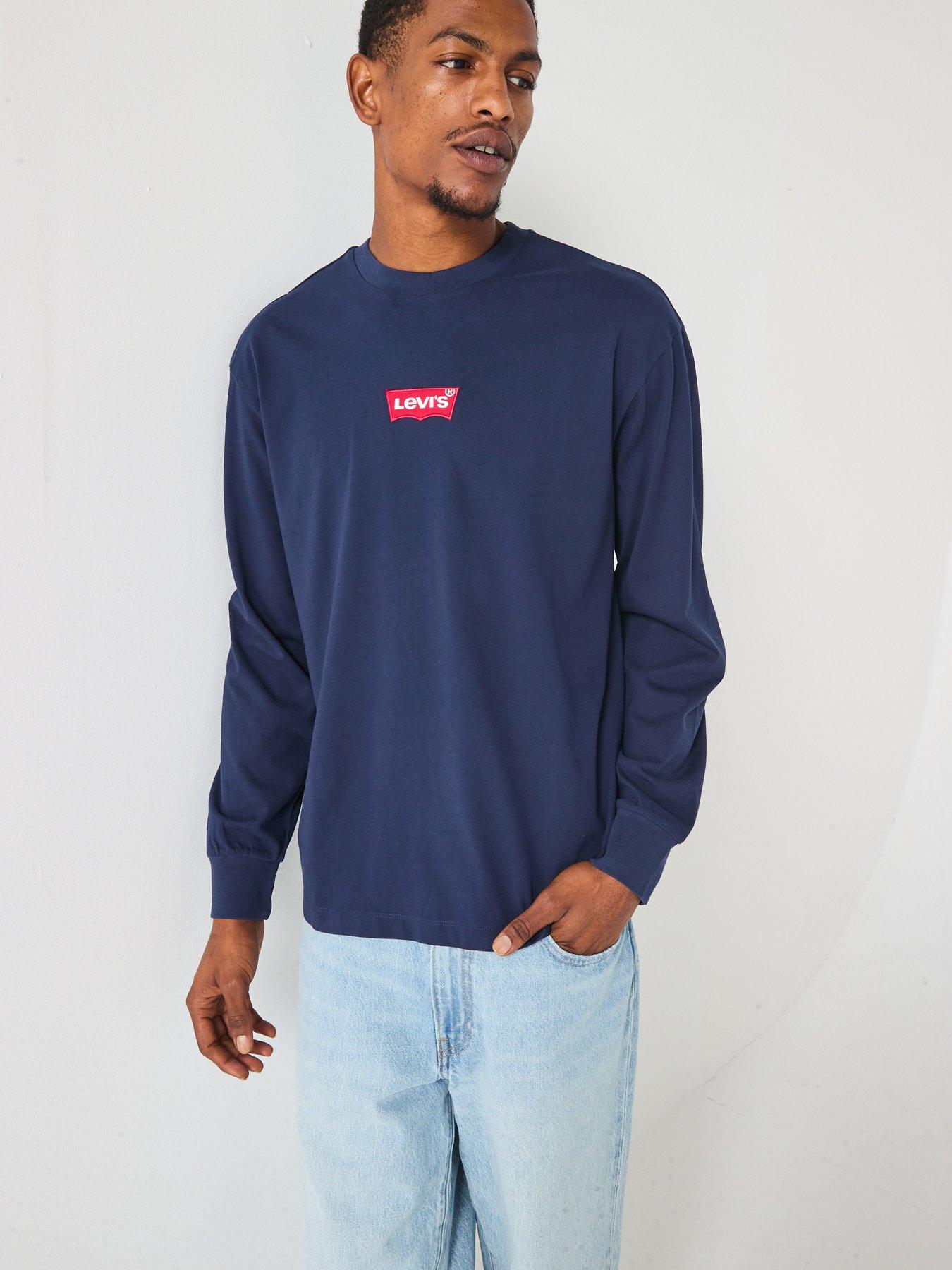 Levi's Authentic Long Sleeve T-Shirt- Navy