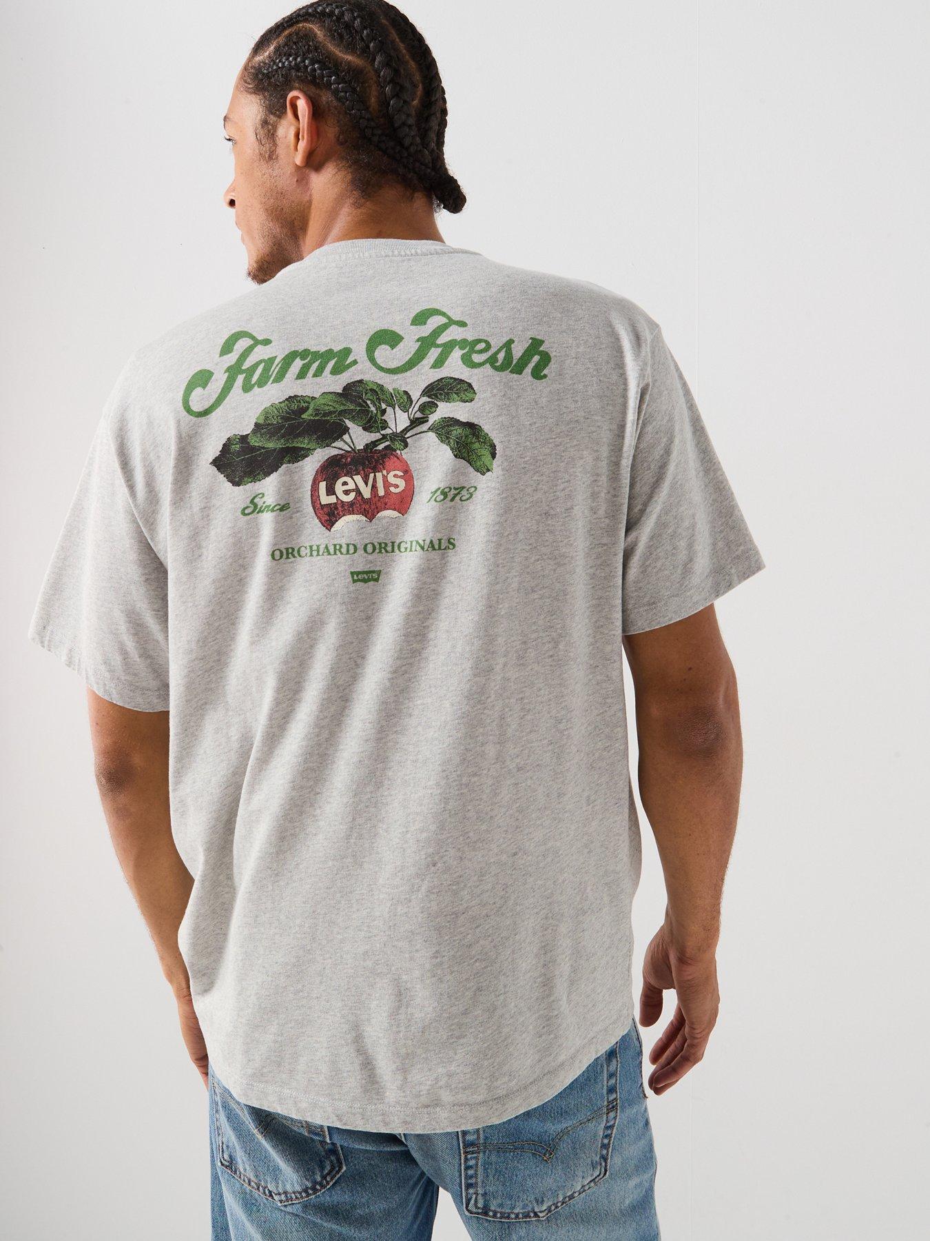 Levi's Vintage Fit Graphic Print Short Sleeve T-Shirt - Grey