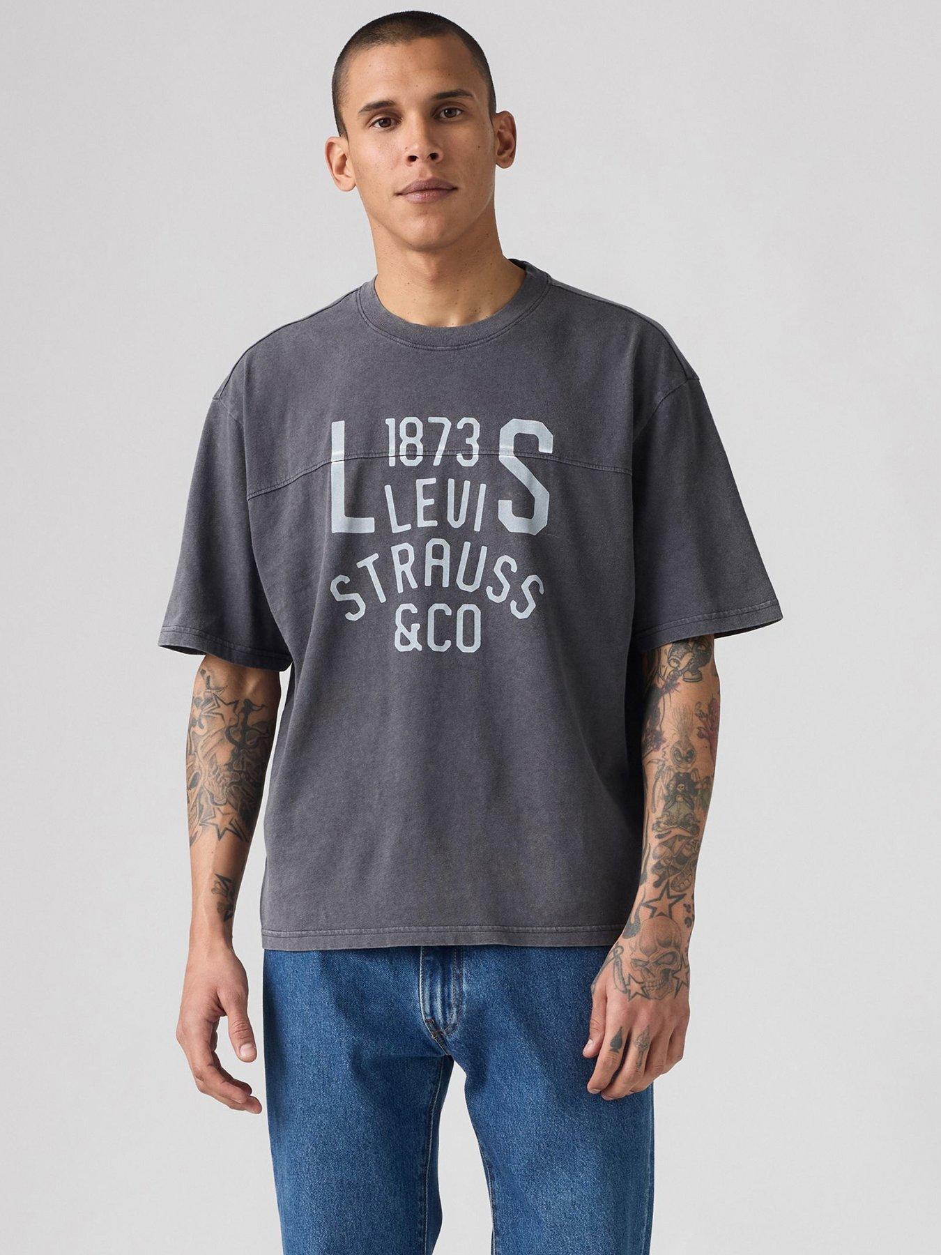 Levi's Lockwood Practice Graphic Short Sleeve T-Shirt- Grey