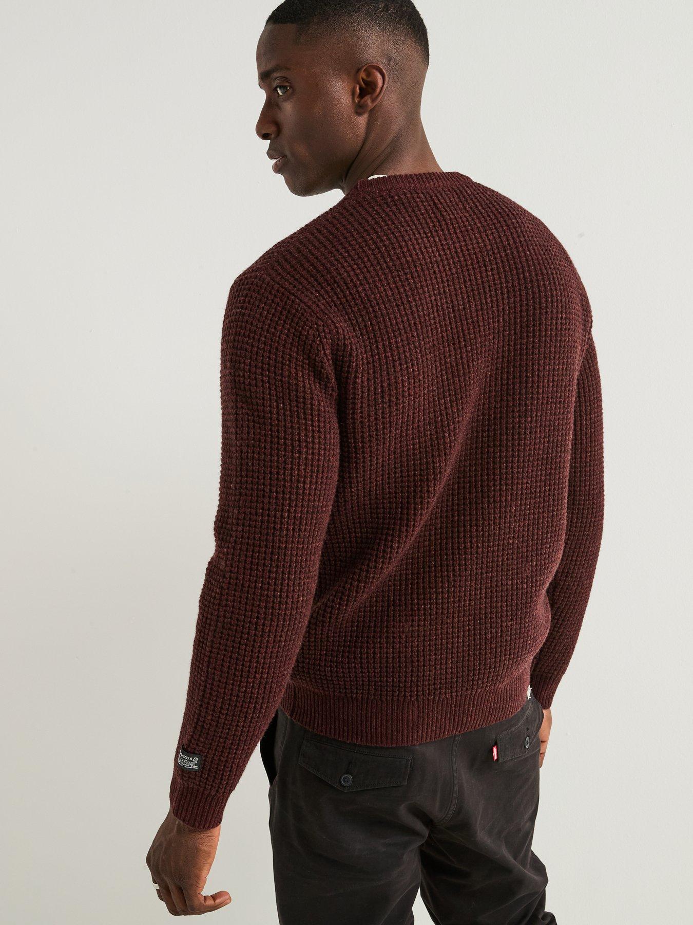 levis-presidio-crew-waffle-knitted-jumper-burgundystillFront