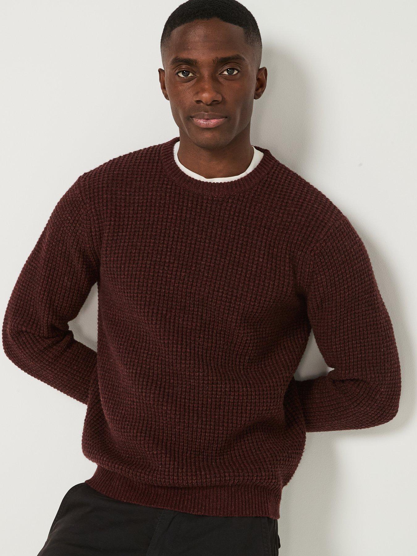 levis-presidio-crew-waffle-knitted-jumper-burgundyoutfit