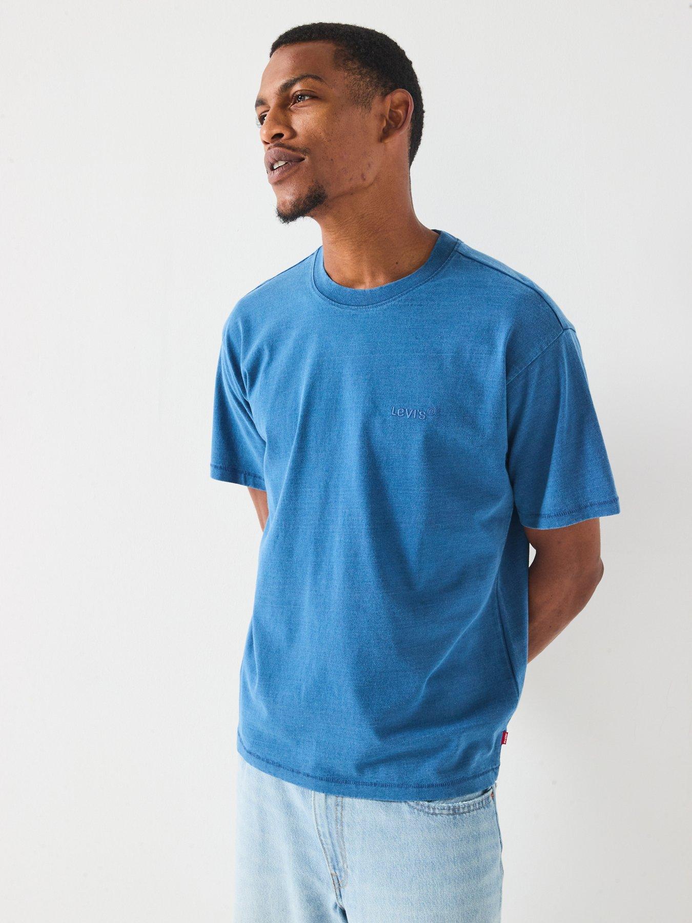 Image 1 of 6 of Levi's Red Tab Vintage Fit Short Sleeve T-Shirt- Dark Blue