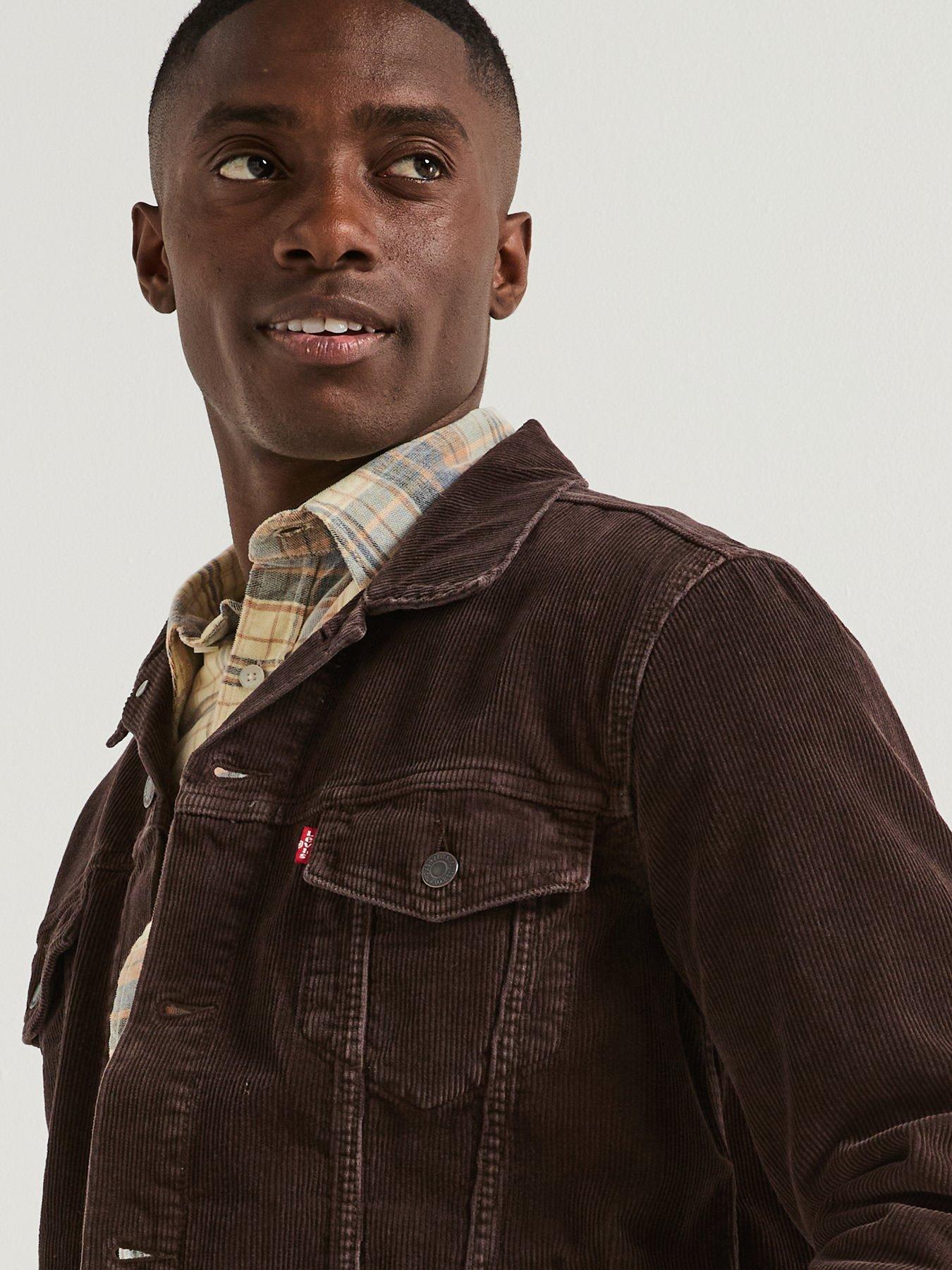Image 4 of 6 of Levi's Denim Trucker Jacket- Brown