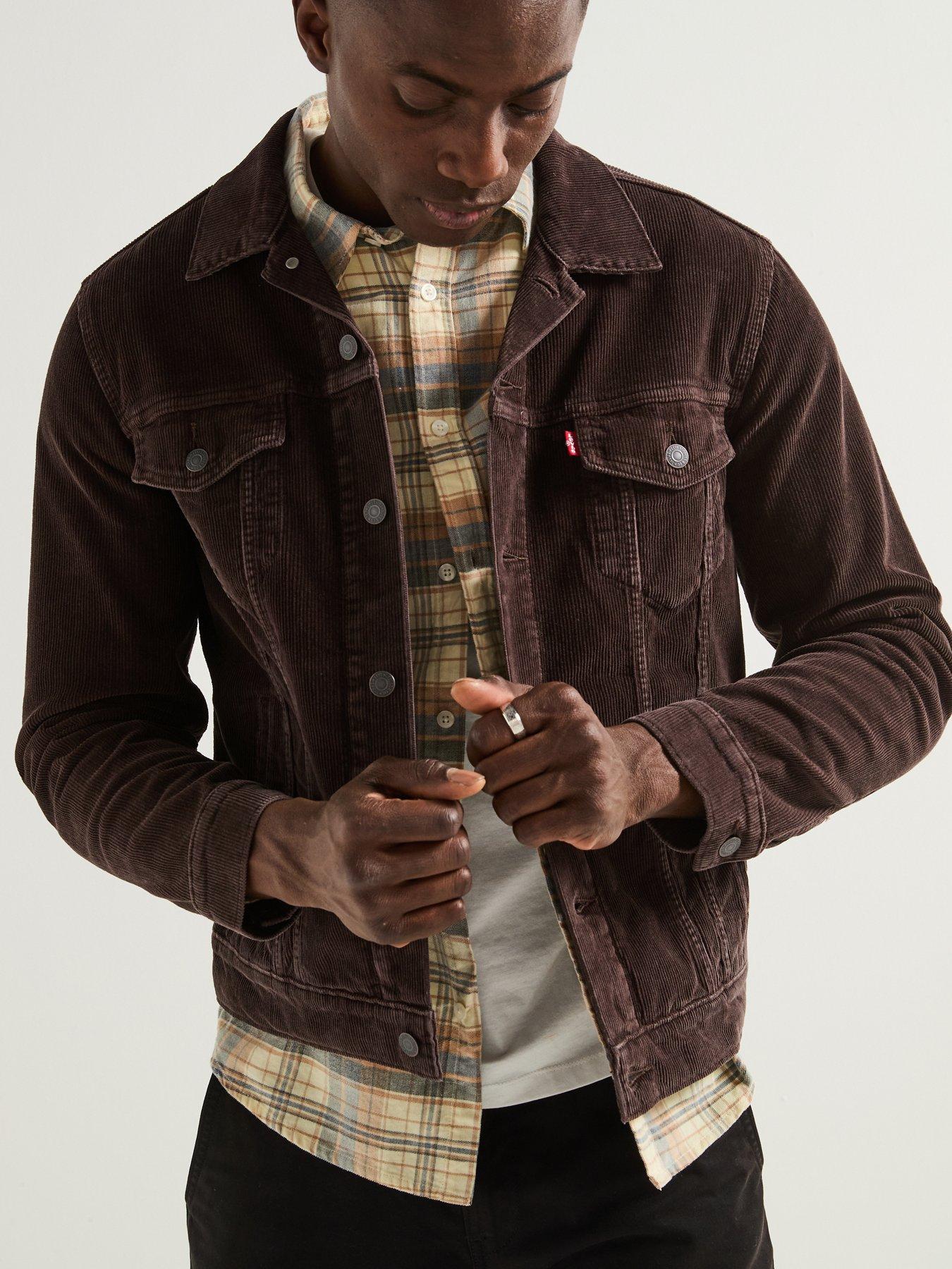 Image 6 of 6 of Levi's Denim Trucker Jacket- Brown