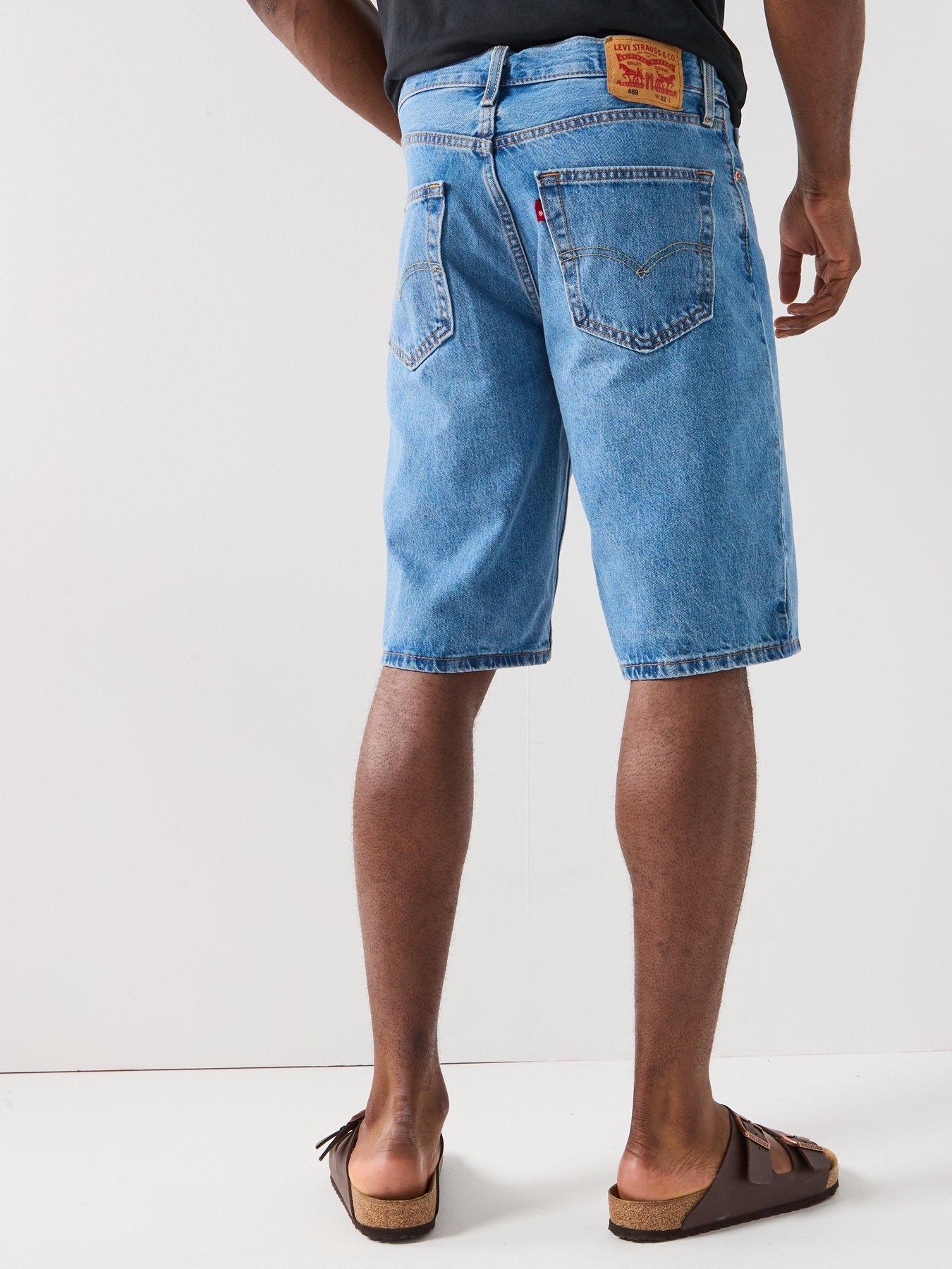 Image 2 of 5 of Levi's 469 Loose Fit Denim Shorts - Blue