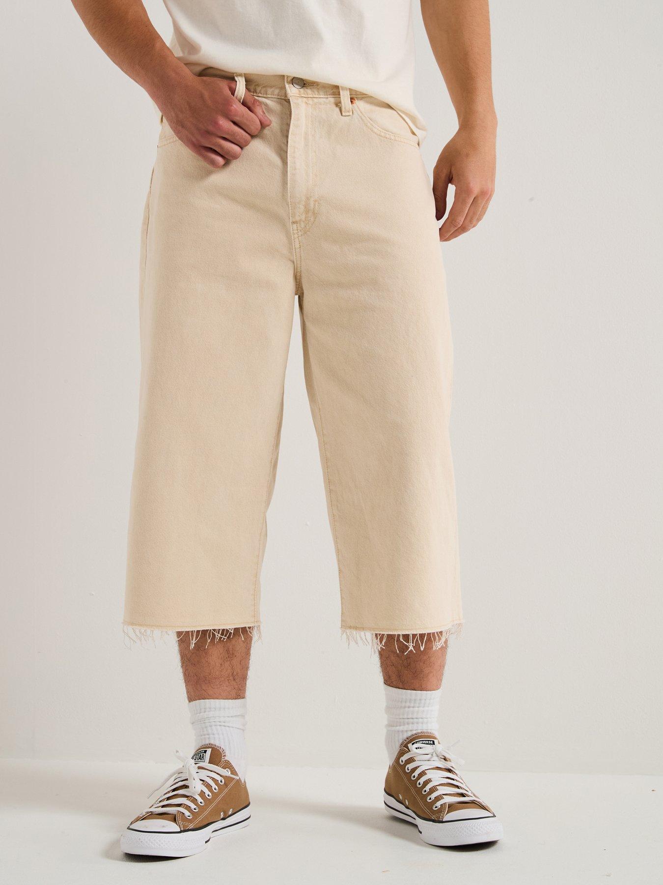 levis-478-baggy-fit-denim-shorts-my-frequency-creamfront