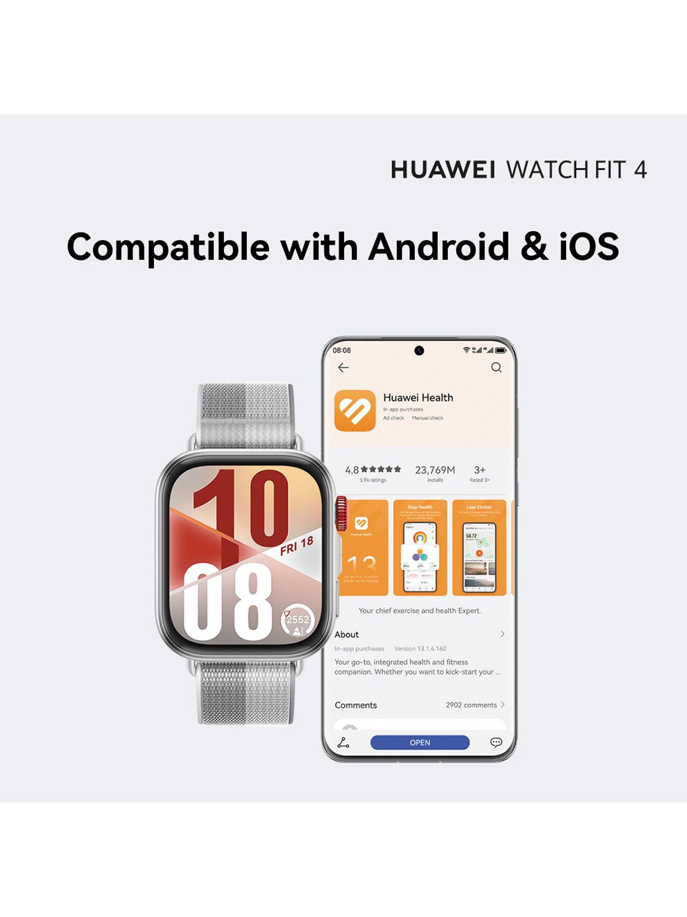 Huawei Huawei Watch Fit Aluminium Alloy Silver Very Ireland