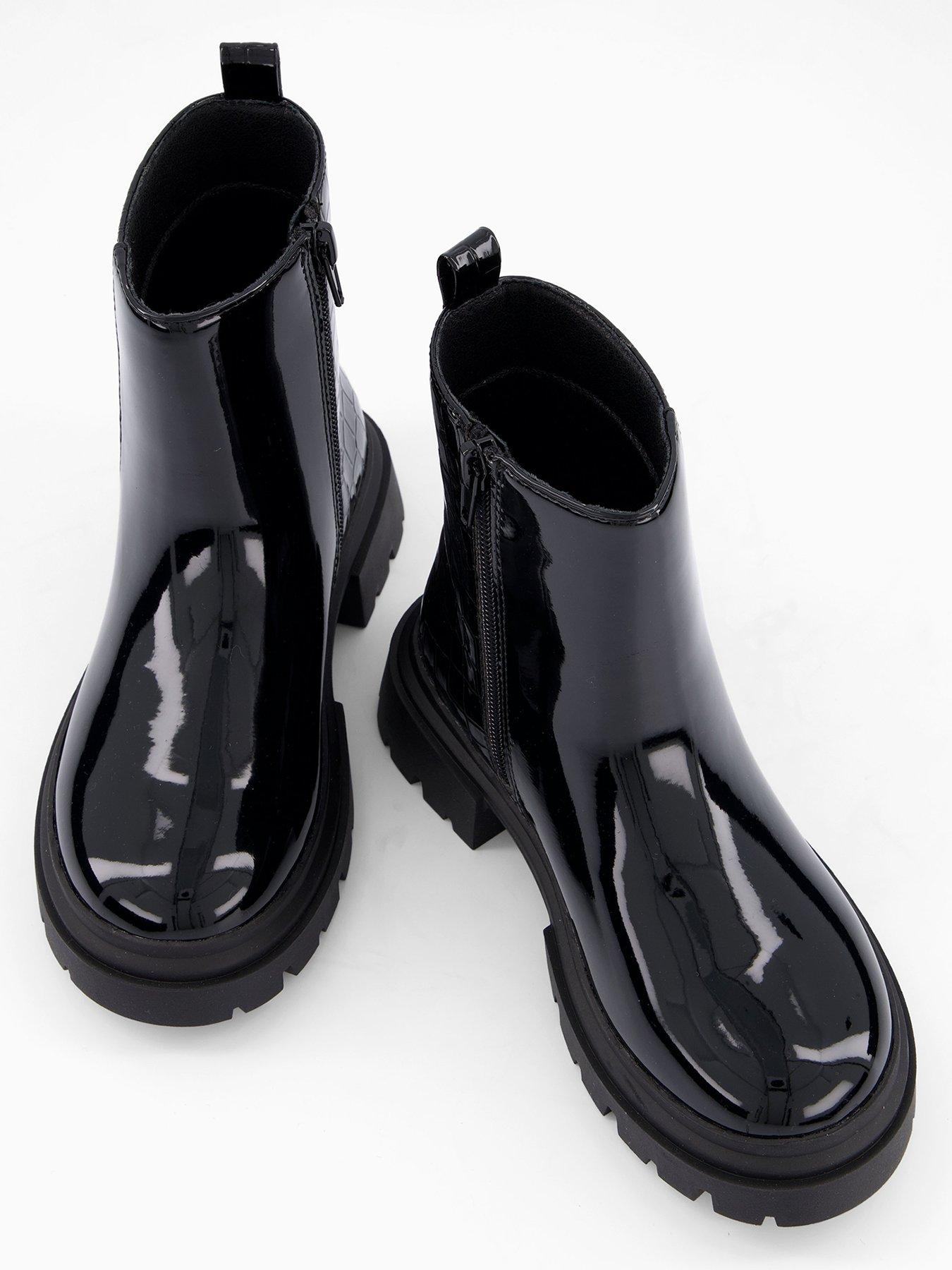 the-very-collection-girls-patent-croc-chunky-chelsea-bootnbsp-blackoutfit