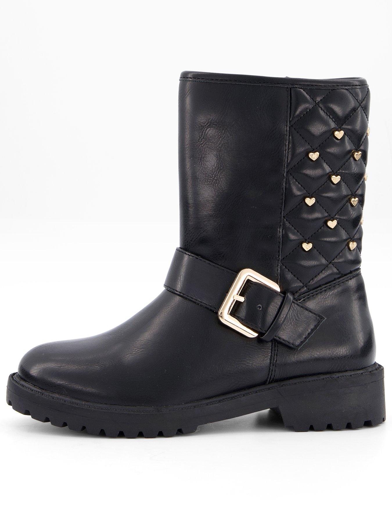 the-very-collection-girls-heart-stud-quilted-biker-boot-black