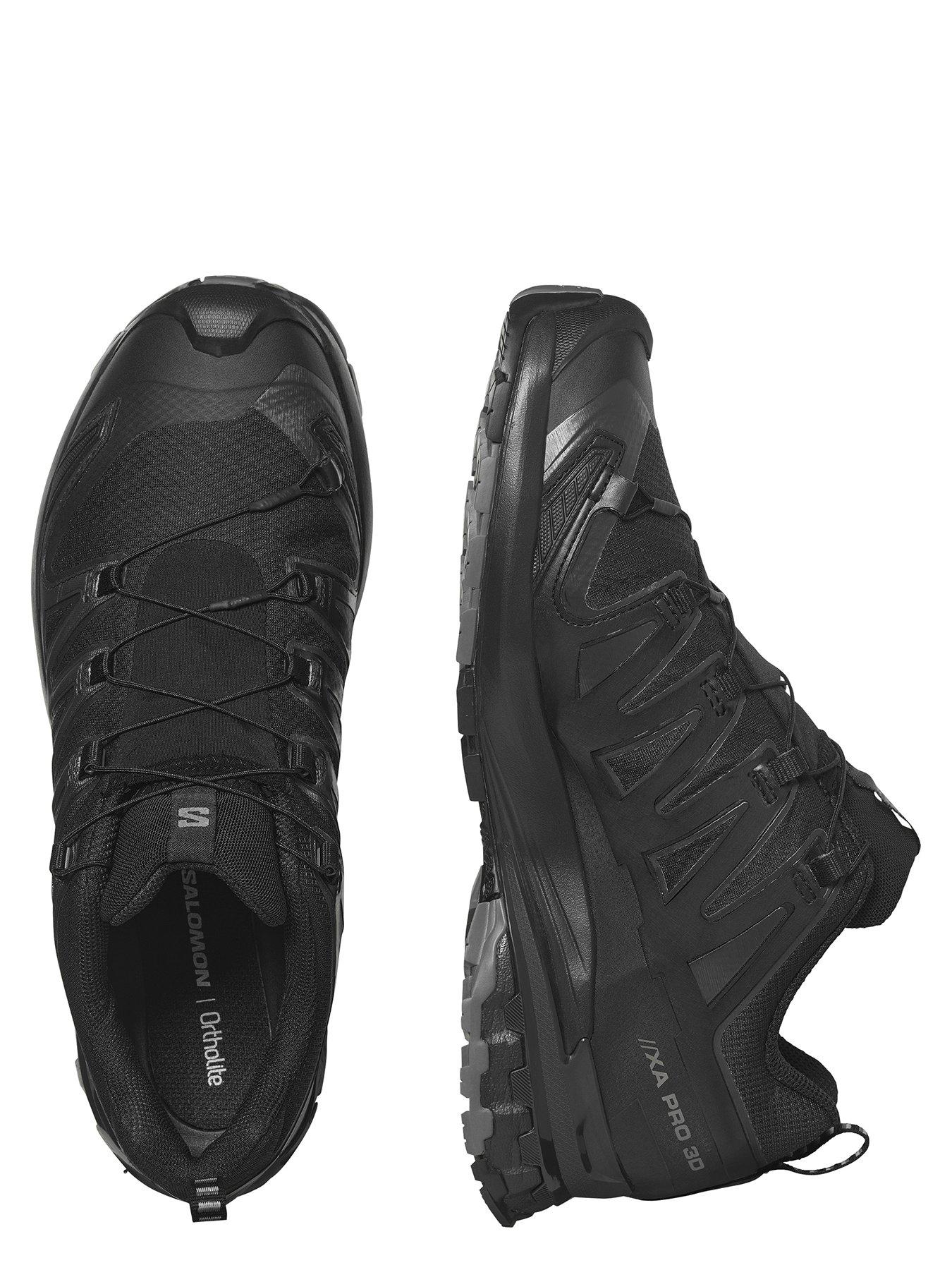 Image 4 of 6 of Salomon Men's Trail Running XA Pro 3d V9 Wide Gore-Tex Trainers - Black