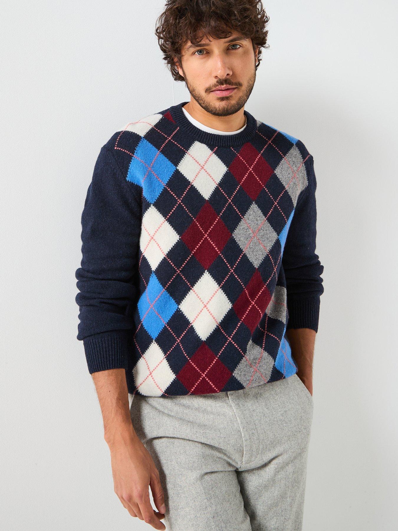 gant-argyle-crew-knitted-jumper-dark-greyfront