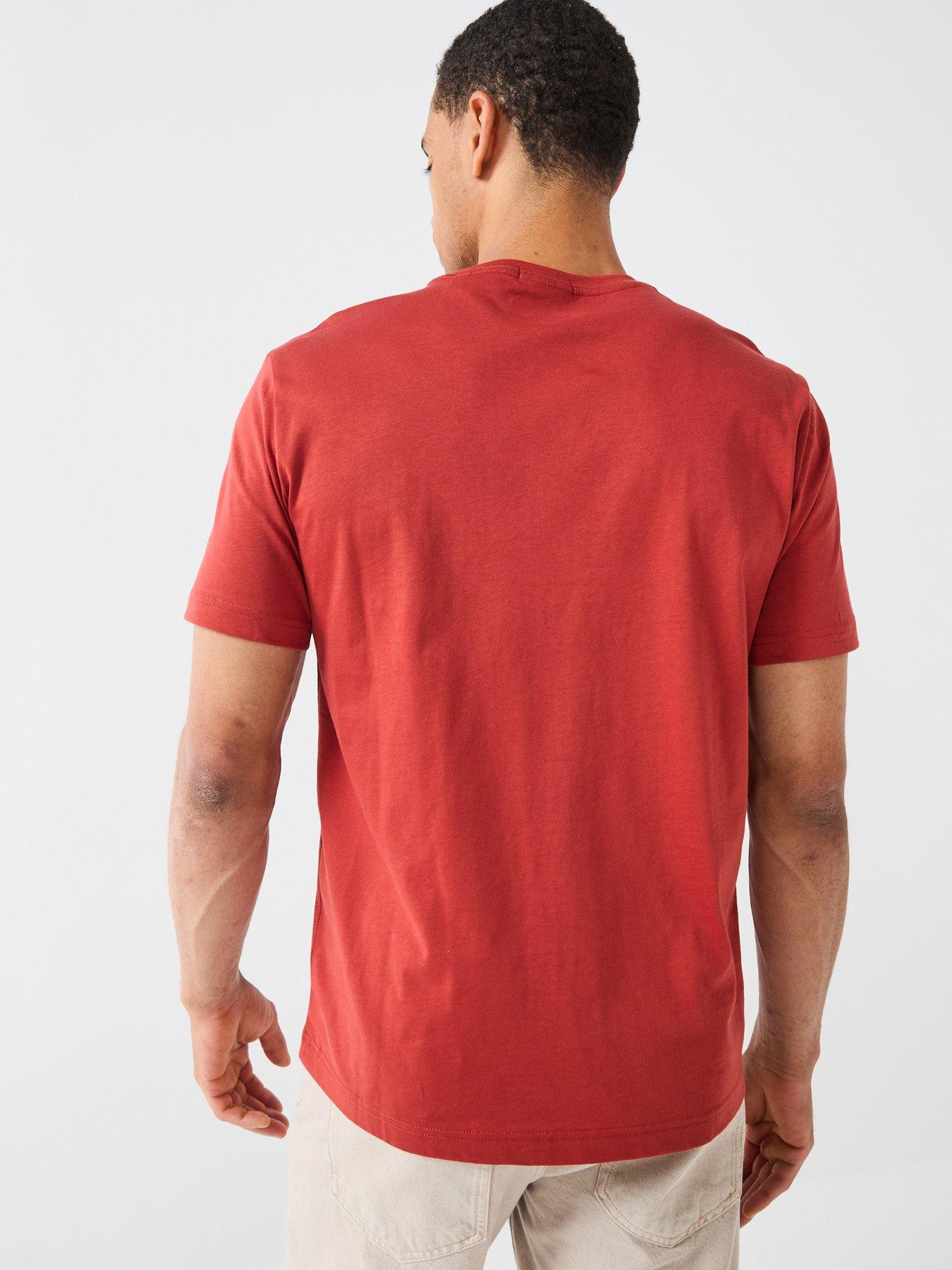 Image 2 of 5 of GANT Regular Fit Shield T-Shirt - Orange