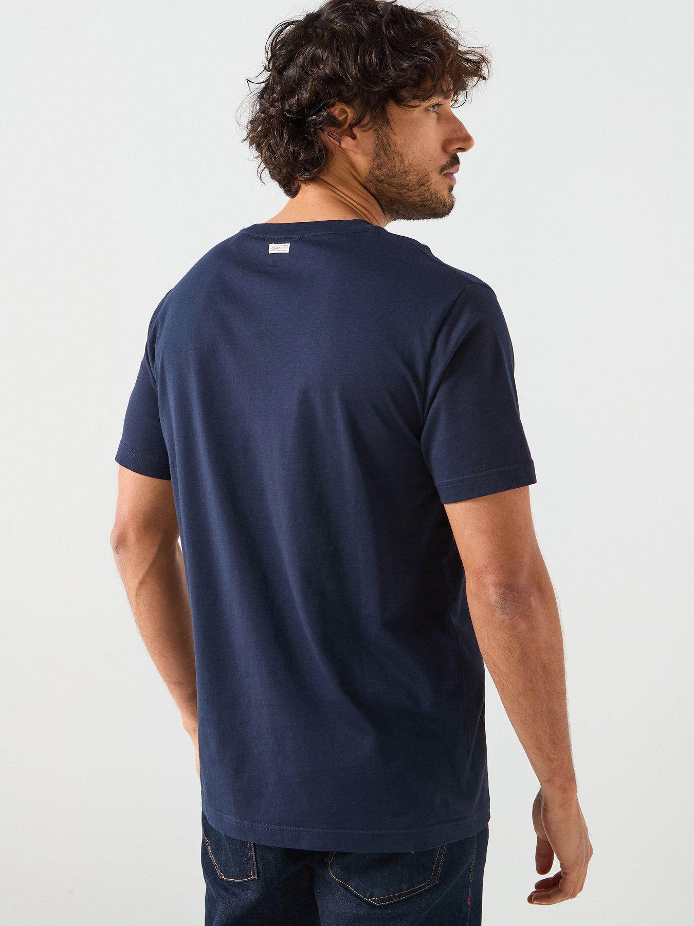 gant-vintage-logo-graphic-t-shirt-navystillFront