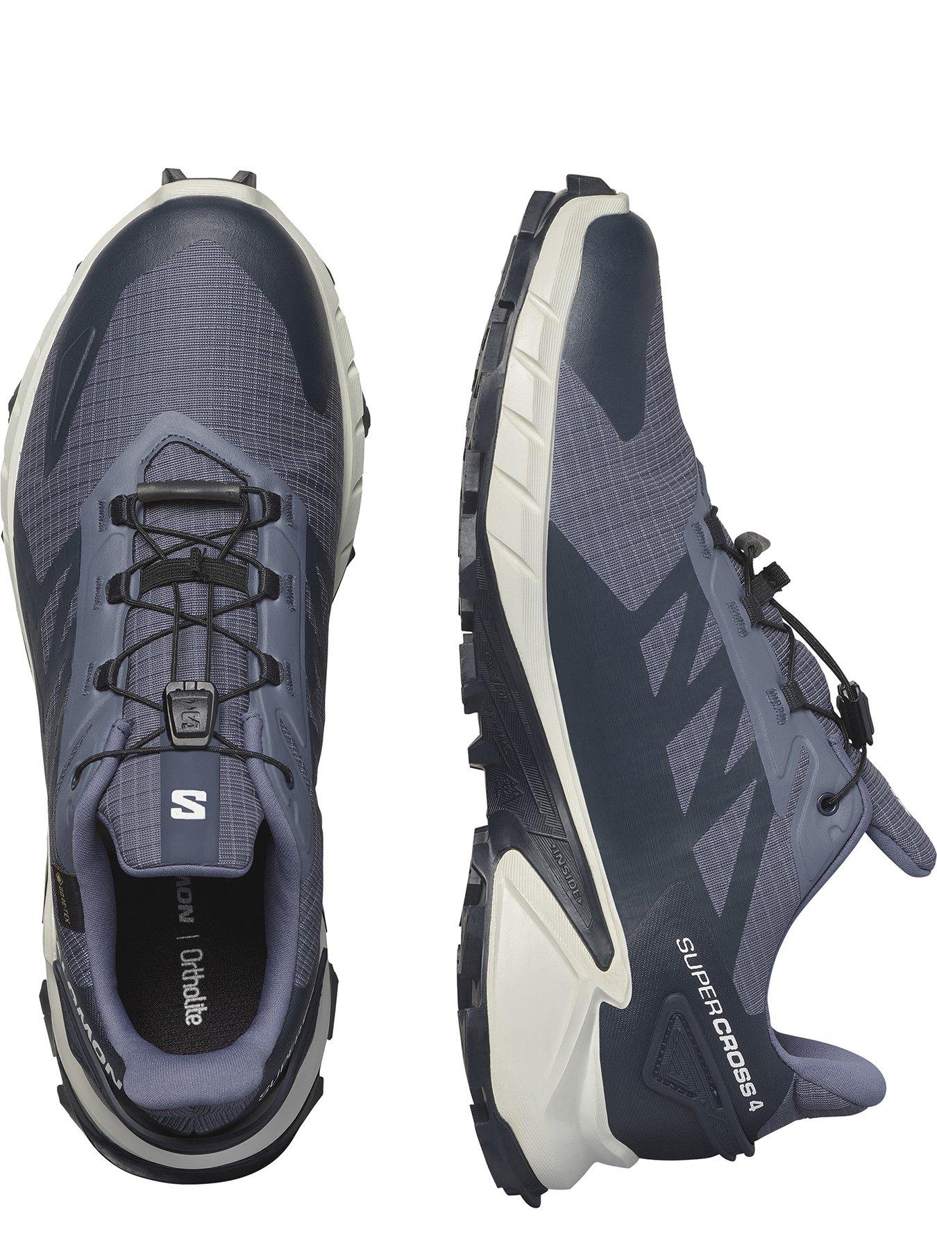 Image 4 of 7 of Salomon Mens Trail Running Supercross 4 Goretex Trainers - Blue