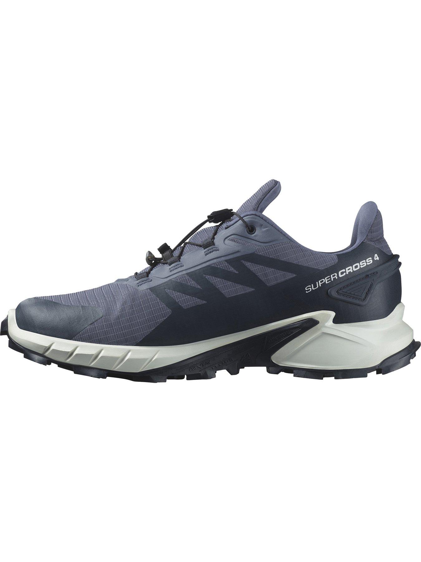 Image 6 of 7 of Salomon Mens Trail Running Supercross 4 Goretex Trainers - Blue