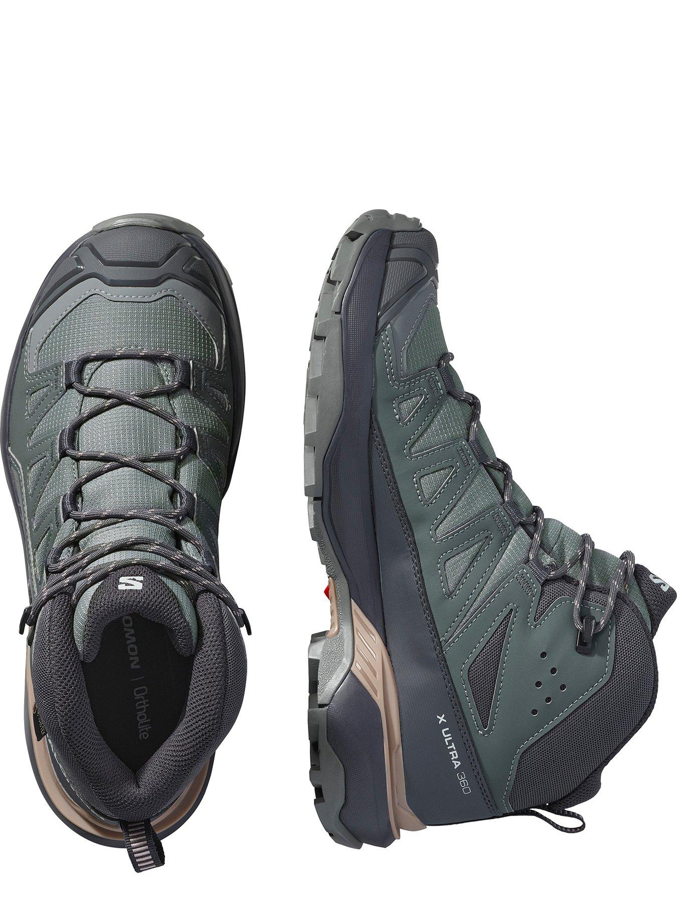 salomon-womens-hiking-x-ultra-360-gore-tex-mid-boots-greenoutfit