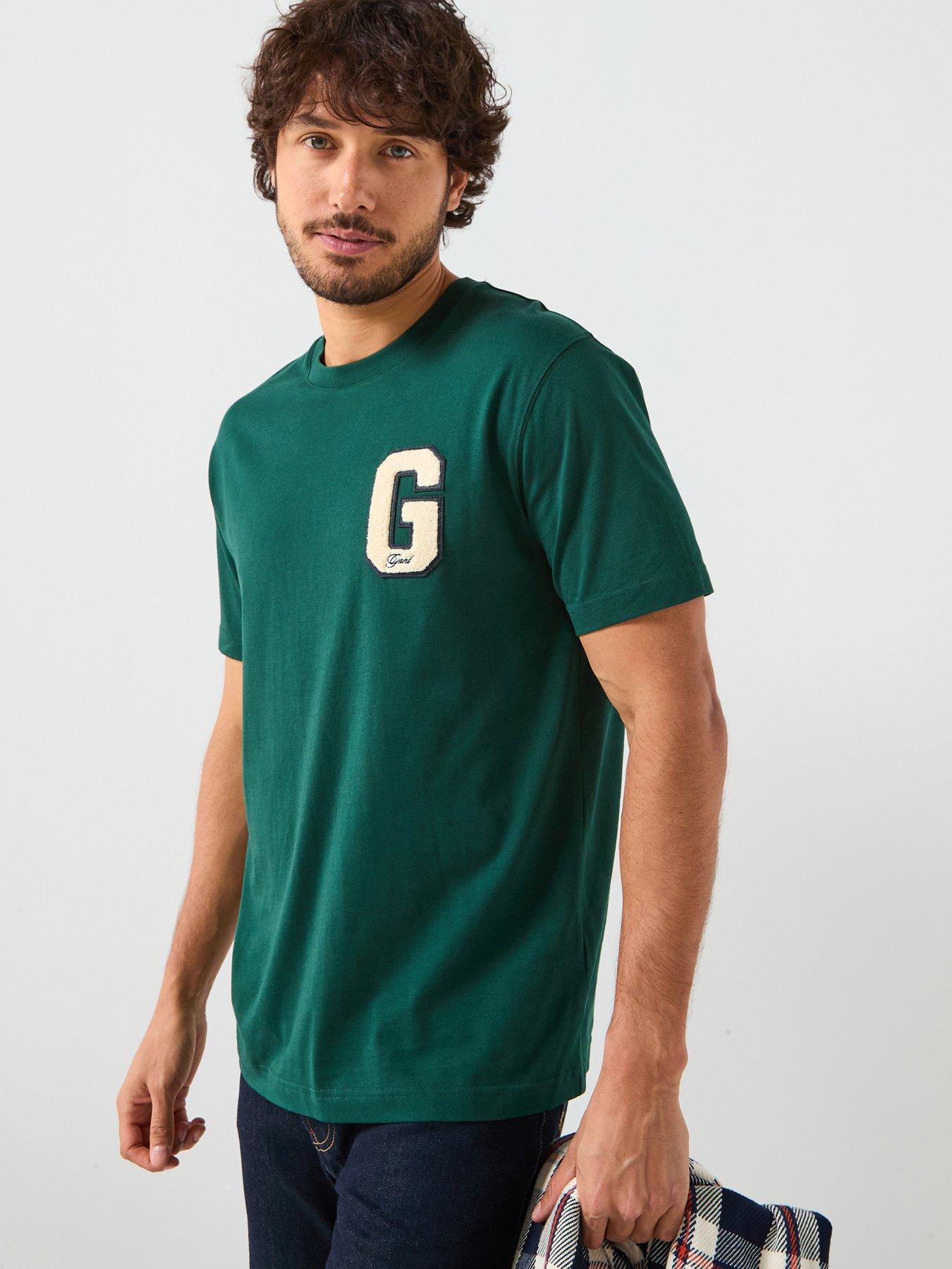 GANT Regular Fit G Badge T-Shirt - Green