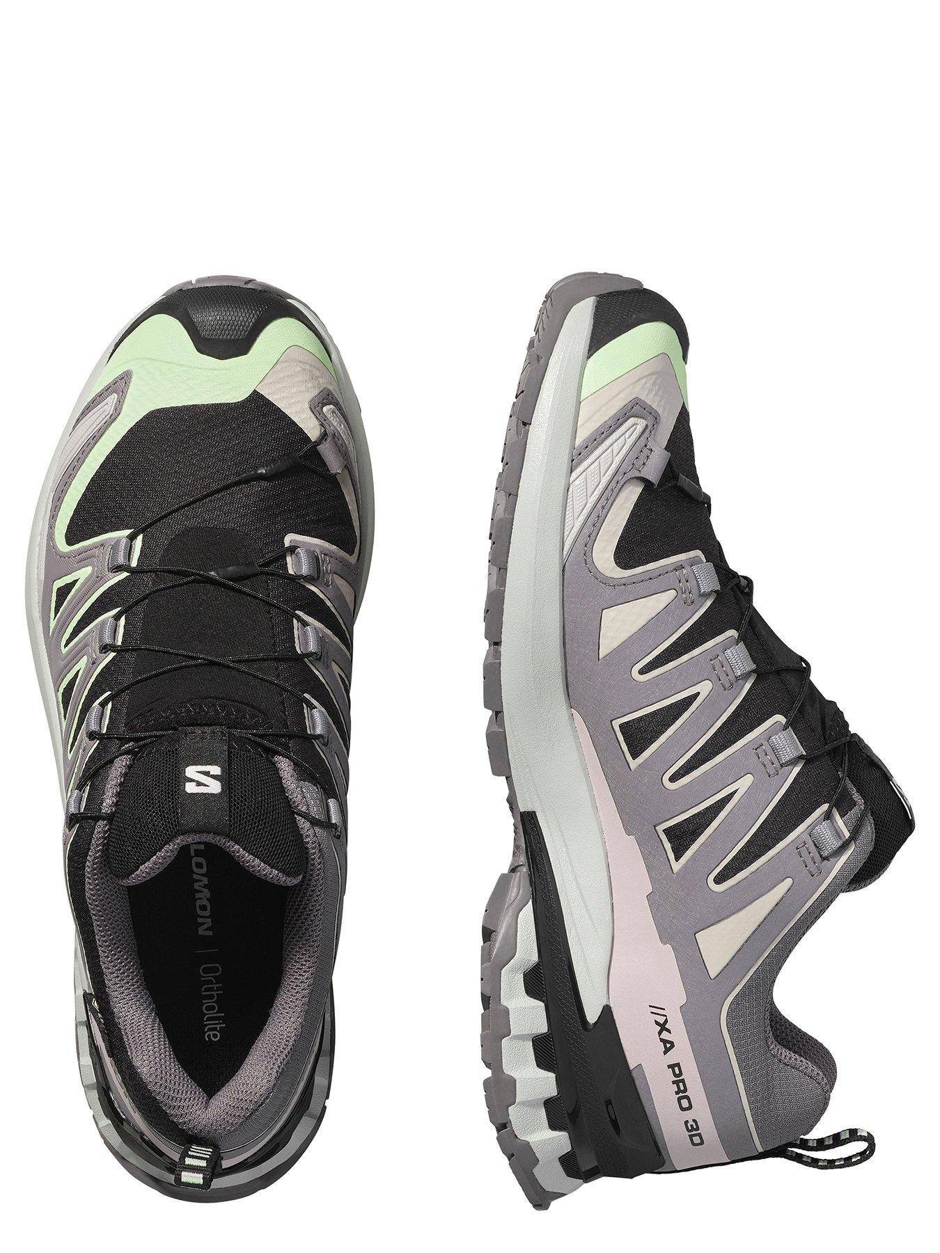 Image 4 of 6 of Salomon Women's Trail Running XA&nbsp;Pro 3d V9 Gore-Tex Trainers - Black/Green