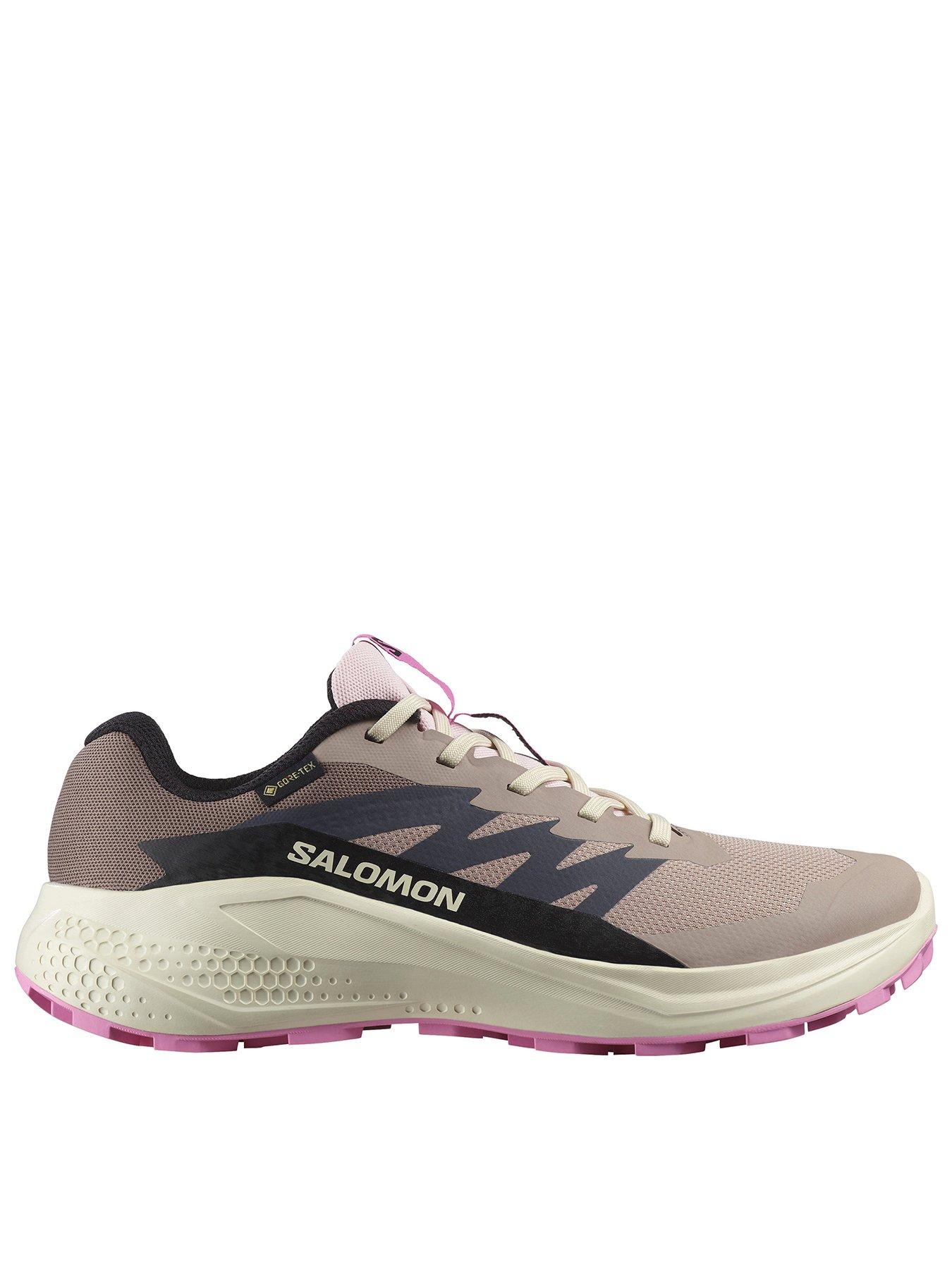 Salomon Womens Trail Running Alphaglide Goretex Trainers - Brown