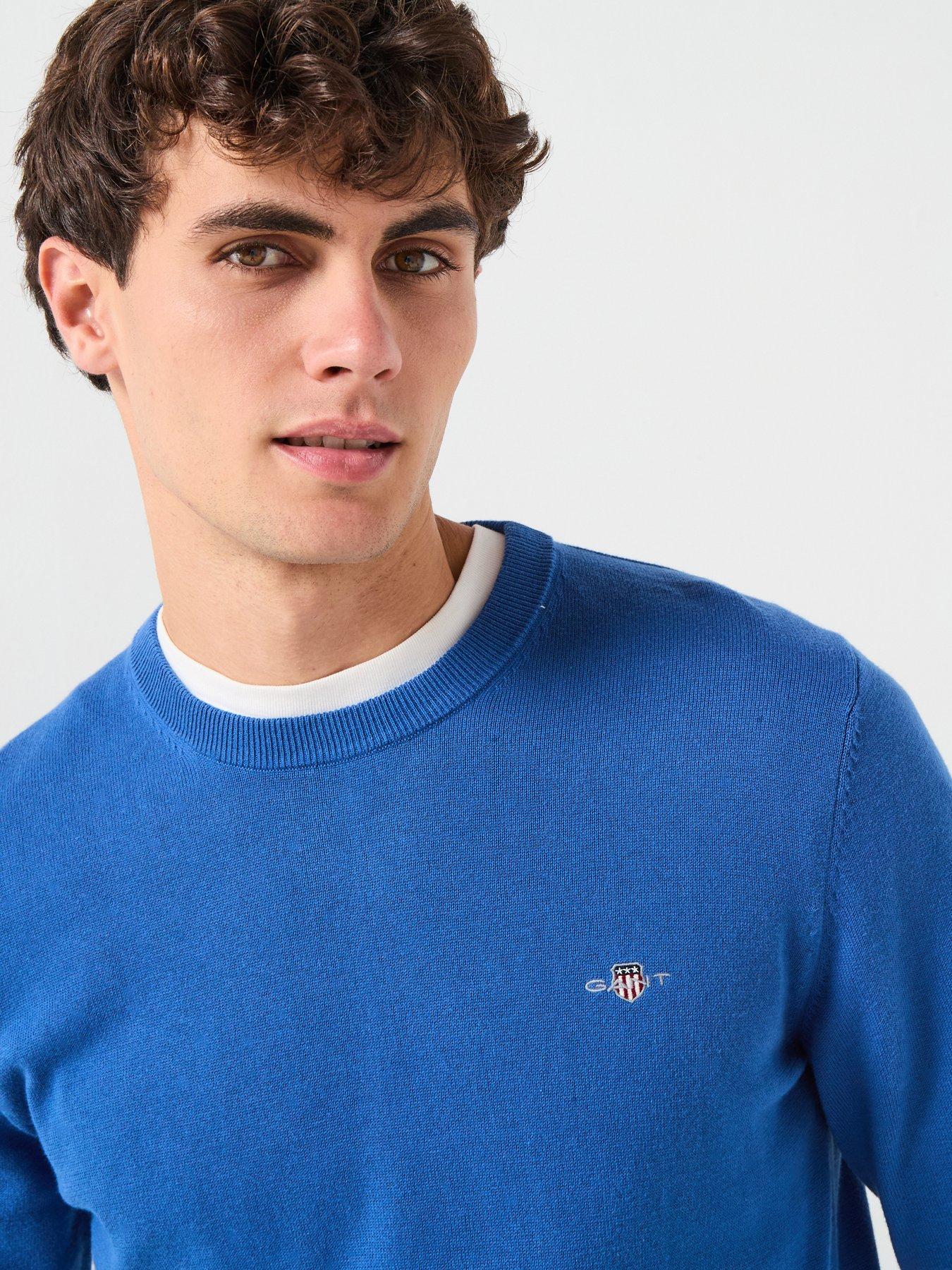gant-cottonwool-crew-knitted-jumper-bluedetail