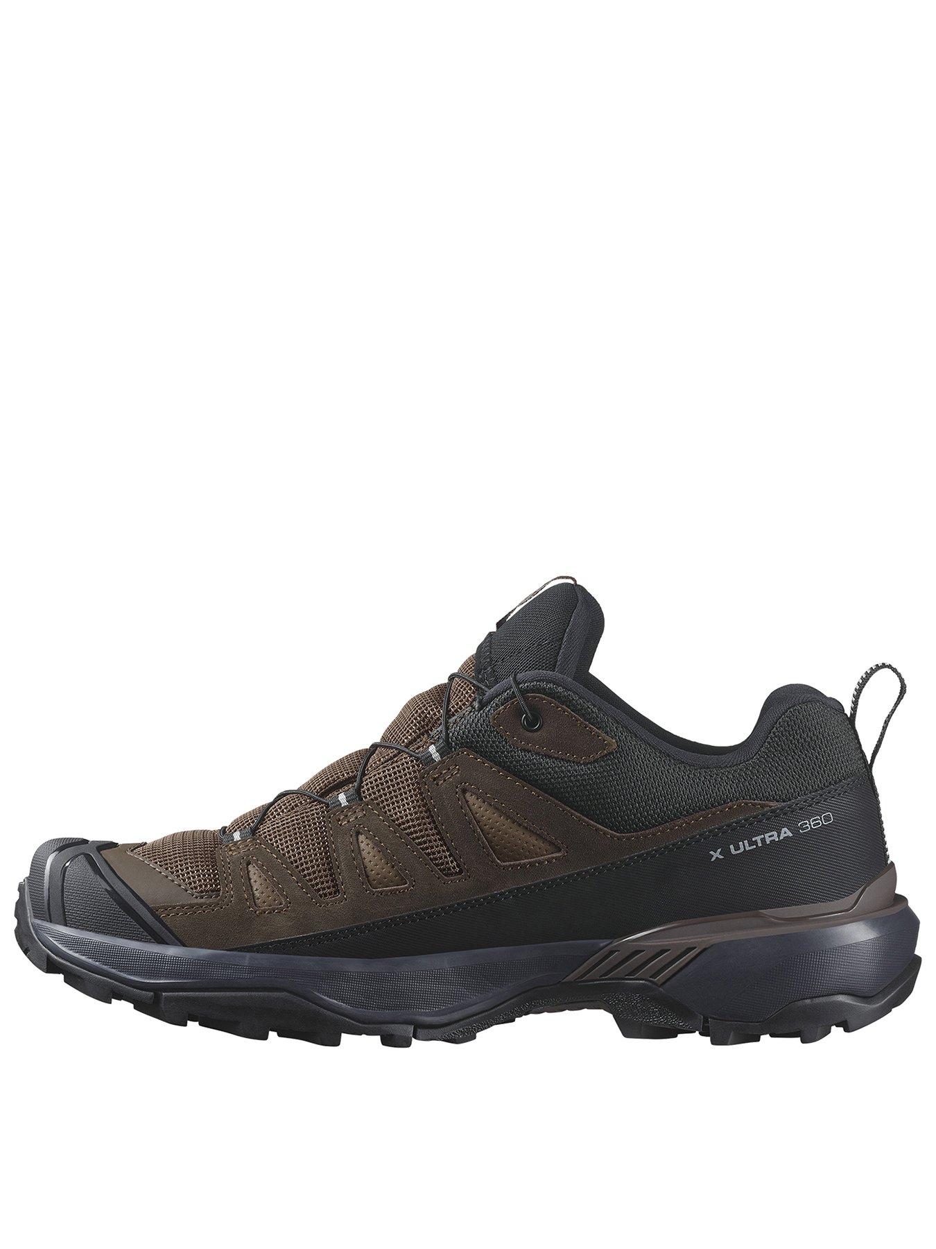 Salomon Mens Hiking X Ultra 360 Leather Goretex Shoes - Brown